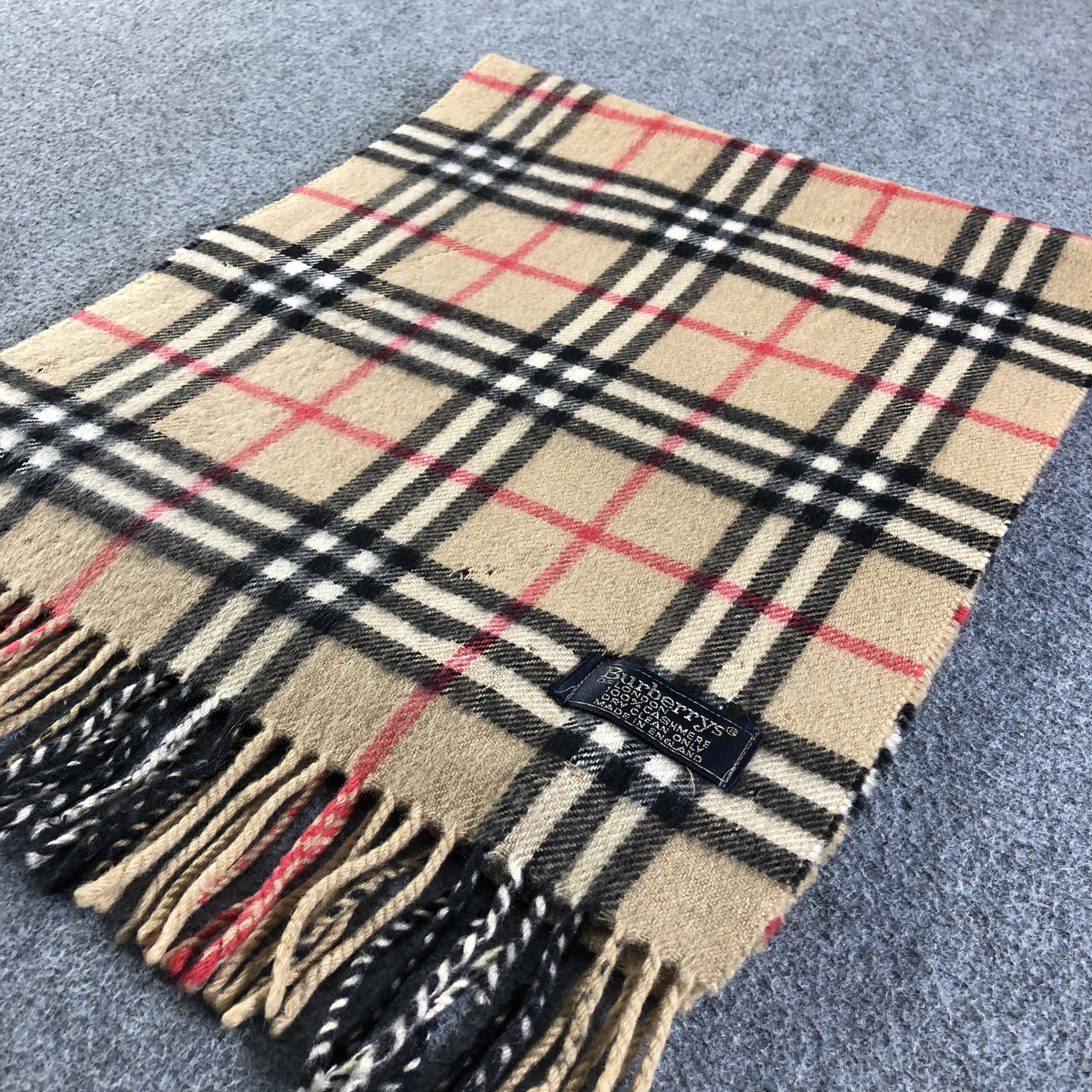 Burberry Burberrys Cashmere Scarf / Muffler / Neckwear Size ONE SIZE - 10 Thumbnail