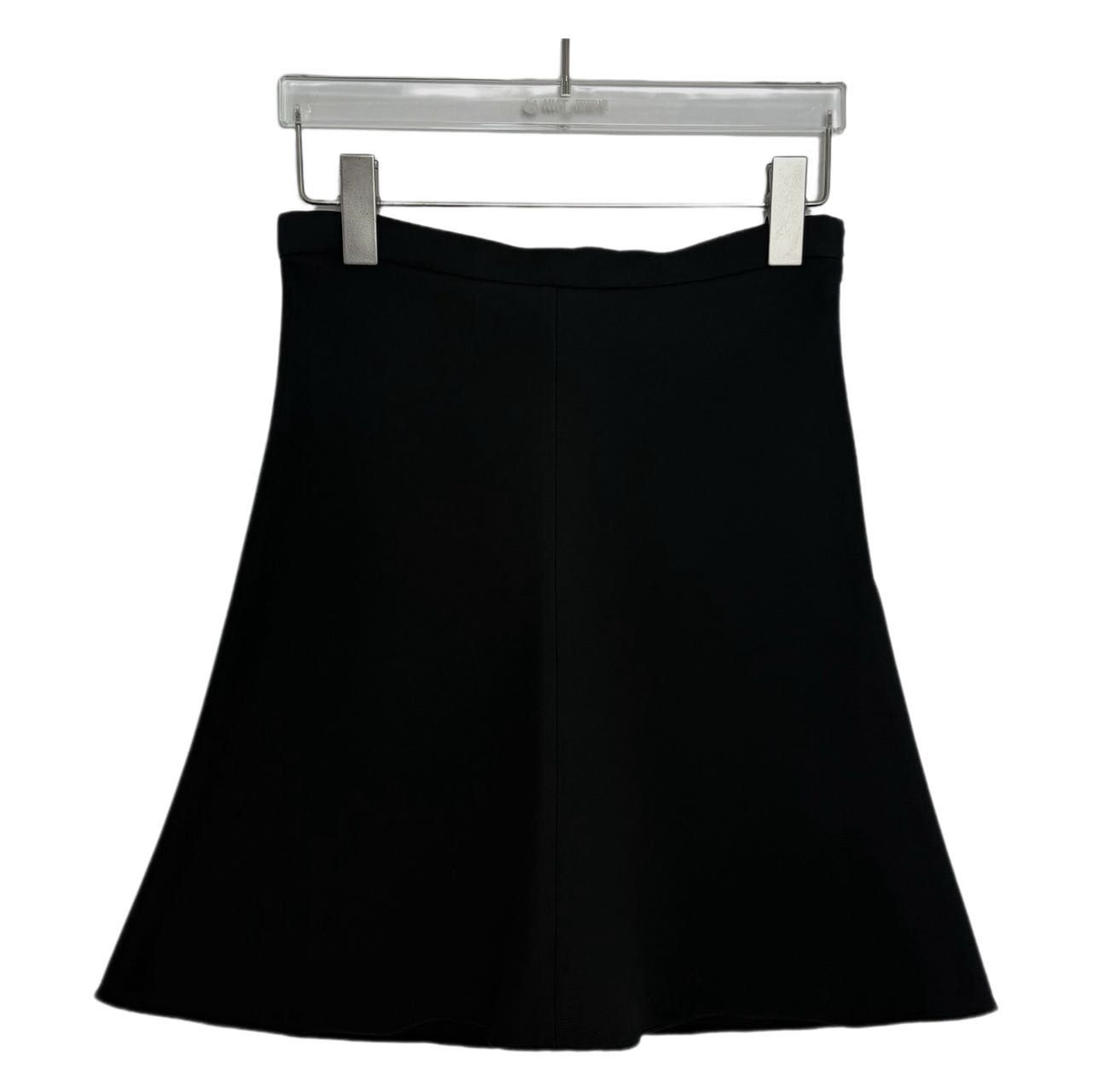 Dior Dior Black A-line Skirt K26WX Size 27" / US 4 / IT 40 - 1 Thumbnail
