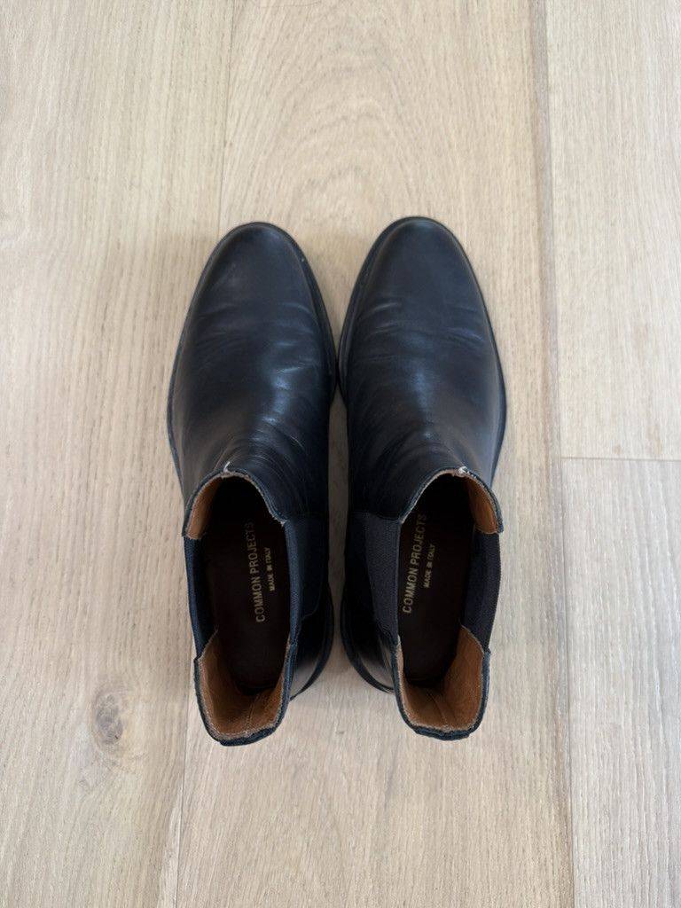 Common Projects Common Projects Chelsea Boots Black Leather Size US 9 / EU 42 - 4 Thumbnail