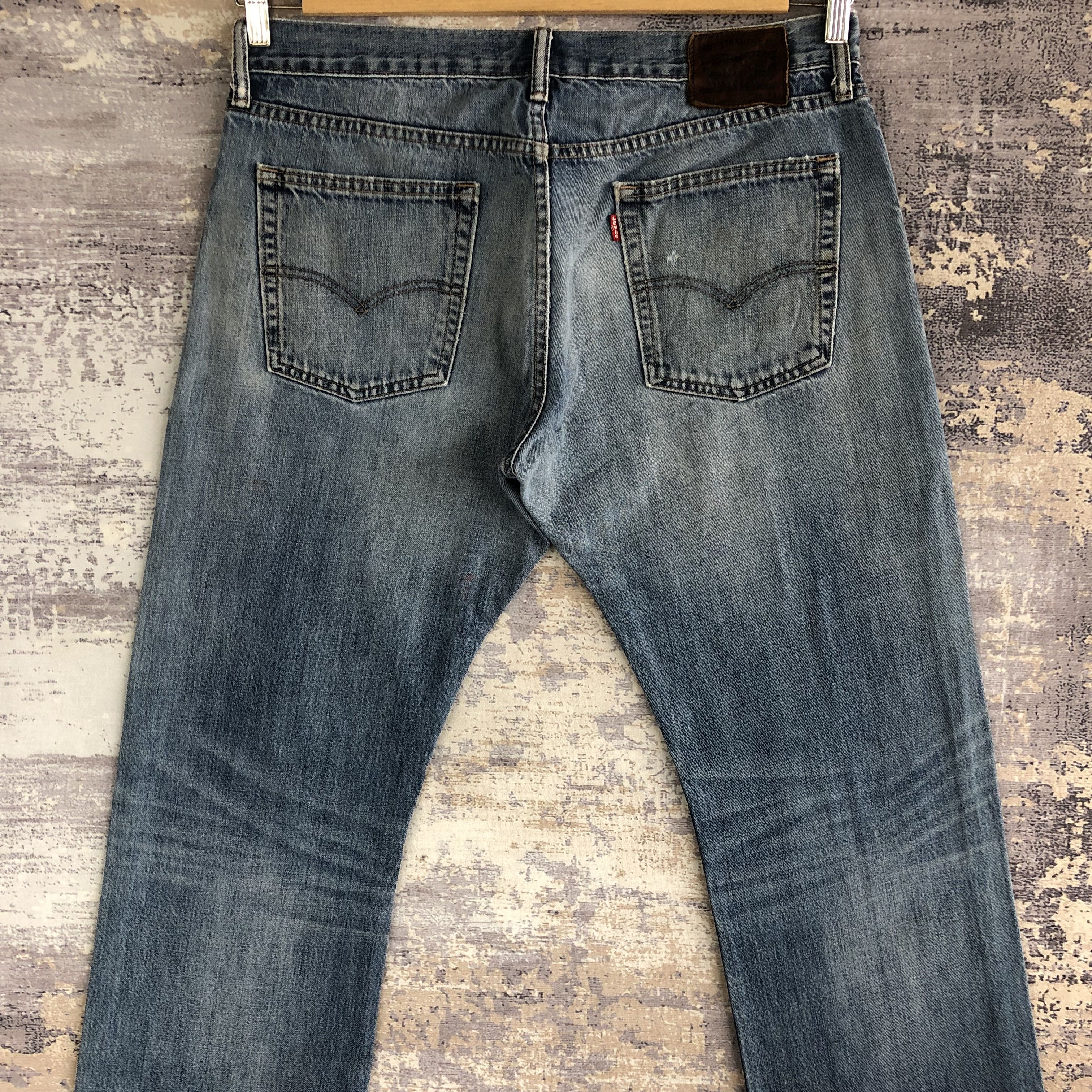 Levi's Vintage Y2k Levis Distressed Jeans Levi's Stone Wash Denim Size US 34 / EU 50 - 3 Thumbnail