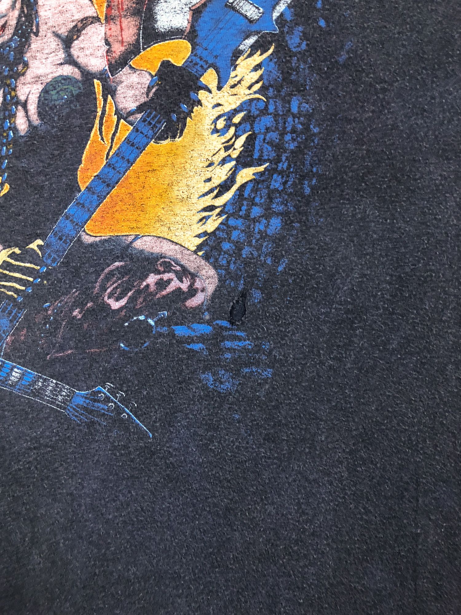 KISS × Vintage 1985 Single Stitch Sun Faded 'Kiss' World Tour T-Shirt Size US XL / EU 56 / 4 - 8 Thumbnail