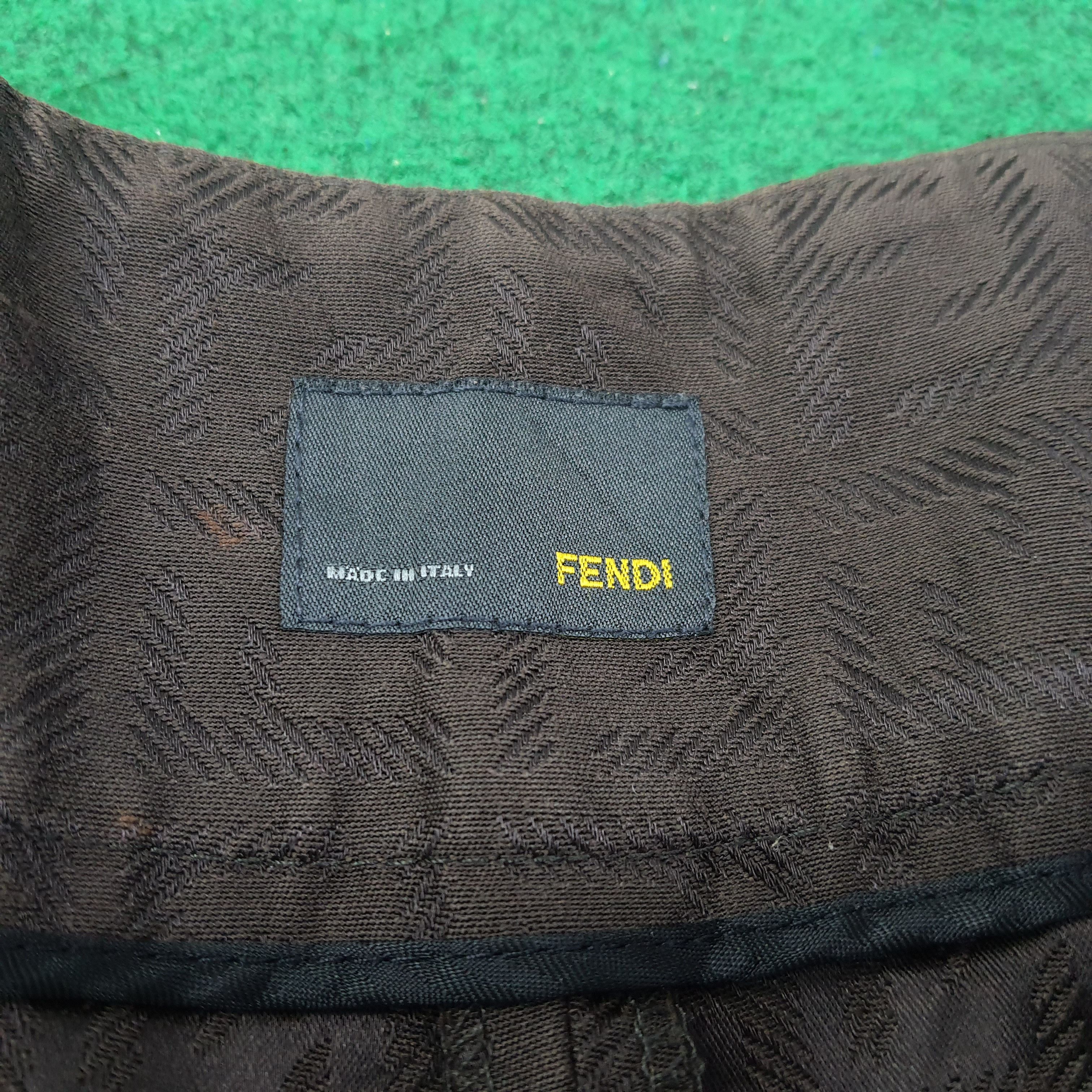 Fendi Vintage Fendi Monogram Luxury Pants C258N27 Size 28" / US 6 / IT 42 - 6 Thumbnail