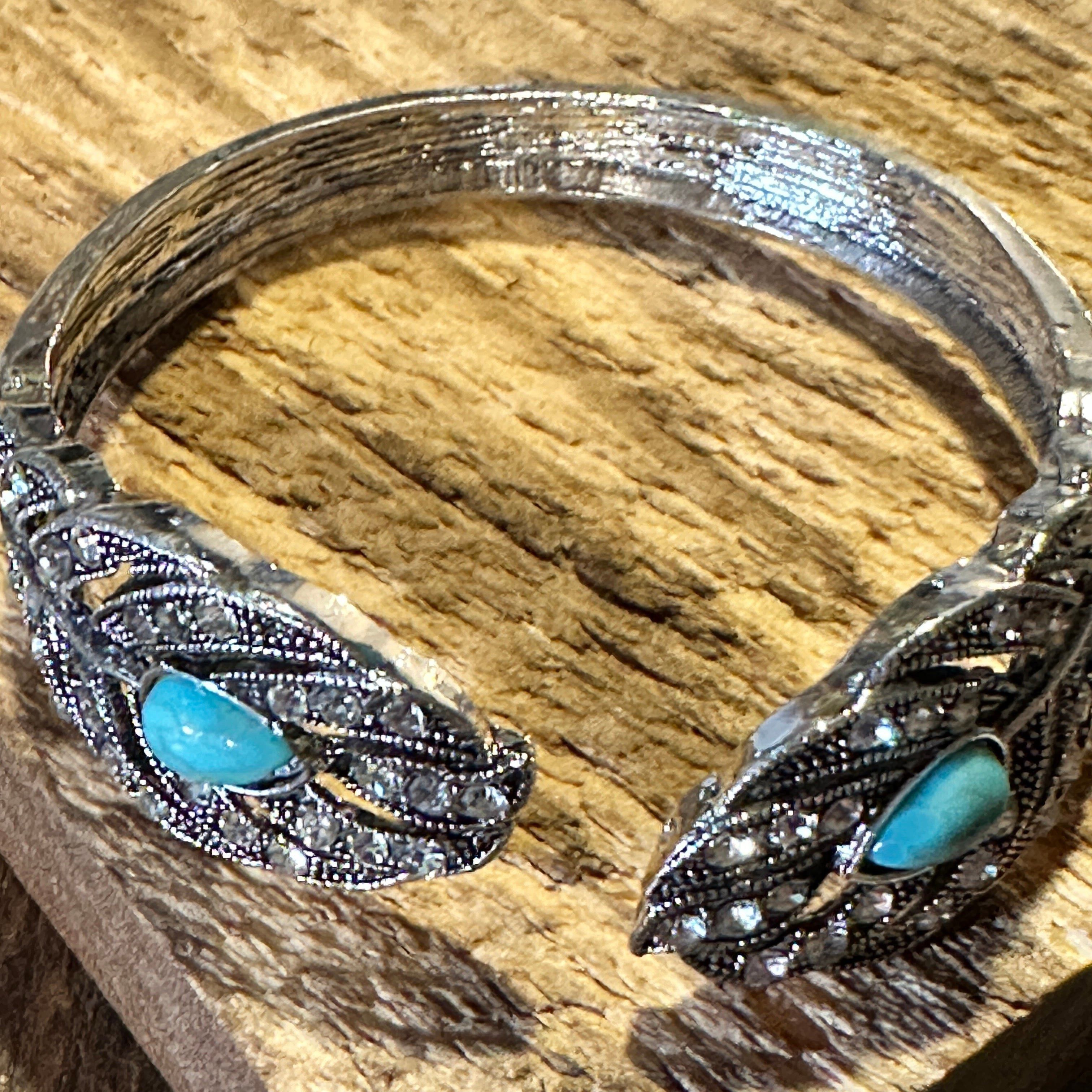 Other Boho Vintage Southwestern Cowgirl Crystal CZ Cuff Bracelet, Size ONE SIZE - 4 Thumbnail