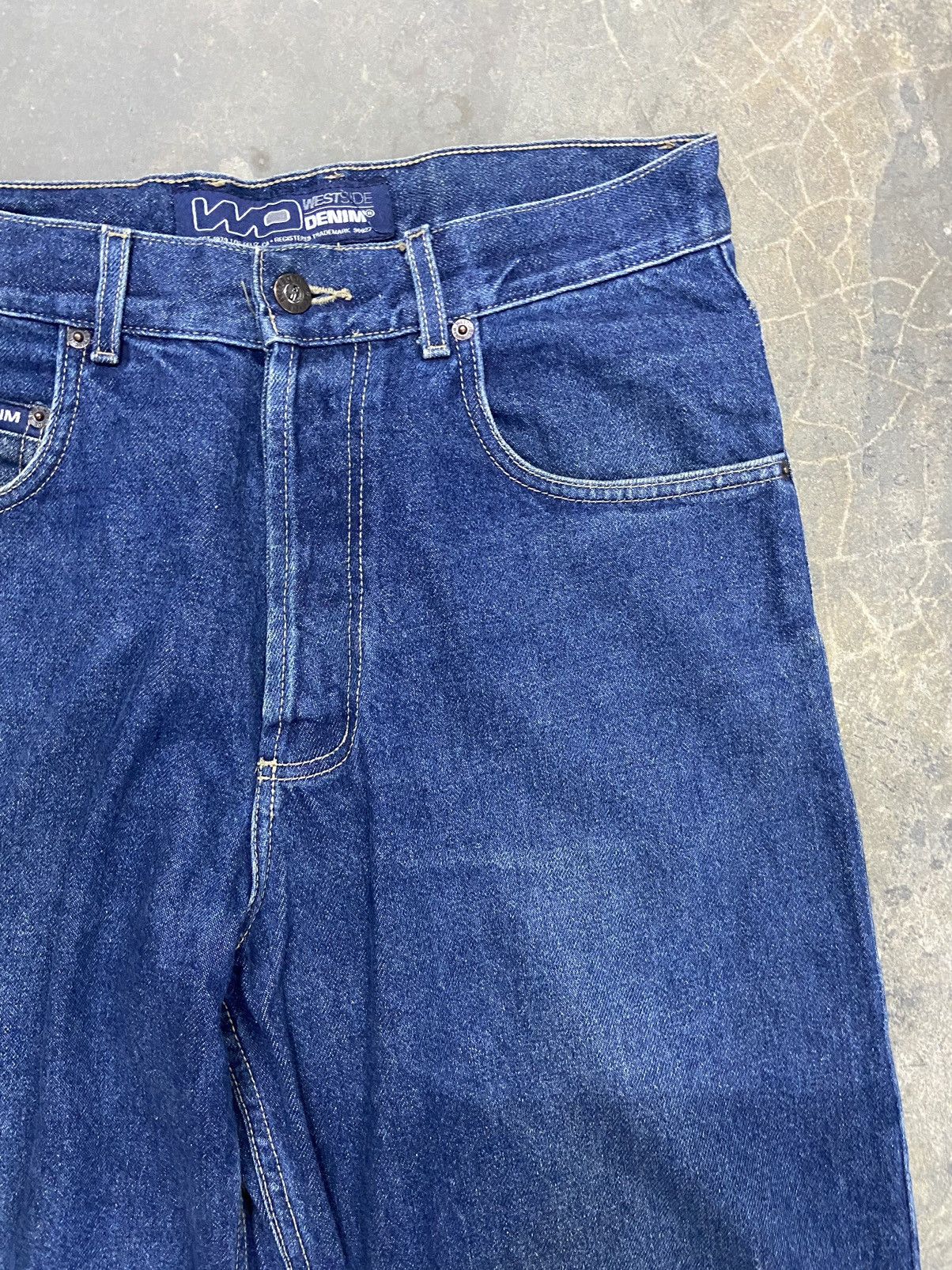 JNCO 🔥 Baggy🔥Vintage Westside Denim jeans baggy street wear Size US 31 - 2 Thumbnail
