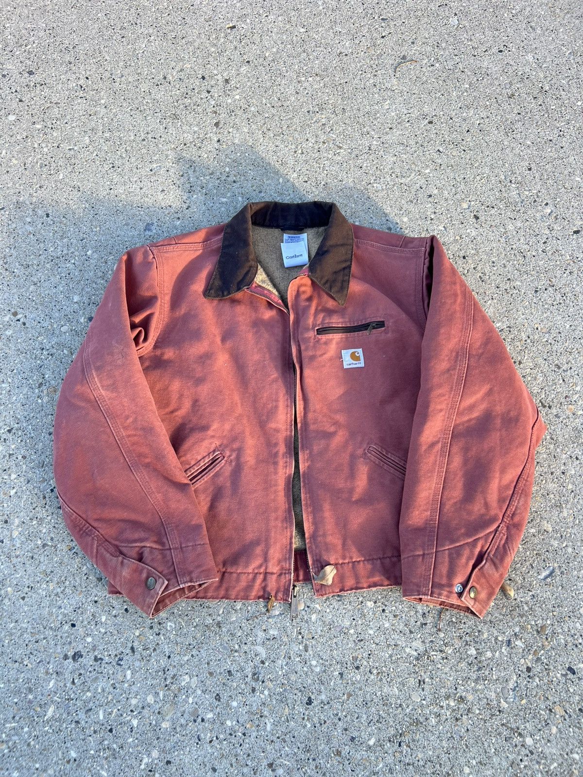 Carhartt Vintage Carhartt Detroit Jacket Pink Size US M / EU 48-50 / 2 - 3 Thumbnail