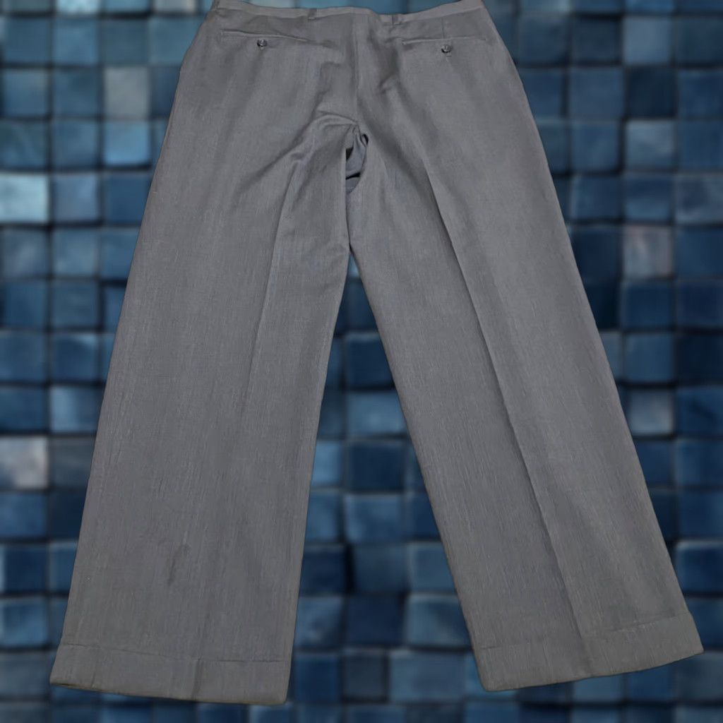 Jack Victor Jack Victor Dress Pants Men's 36 Gray Wool Slim Straight Pleated Size US 36 / EU 52 - 1 Thumbnail