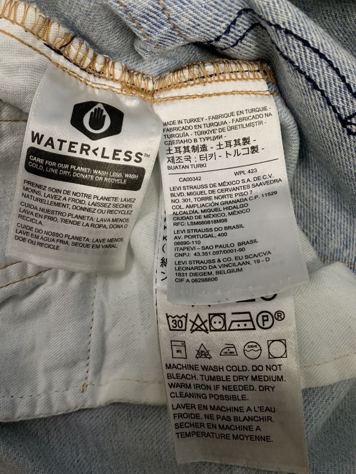 Levi's Made & Crafted Vintage Levis Made & Crafted Big E Distressed Grunge Jeans Size US 29 - 20 Thumbnail