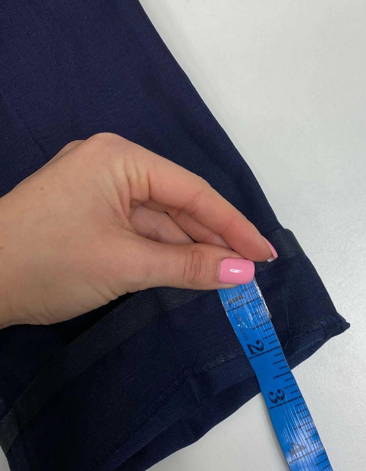 Suitsupply Men Suitsupply Soho Trousers Wool & Linen Blue Size UK/US38 Size 38R - 7 Thumbnail