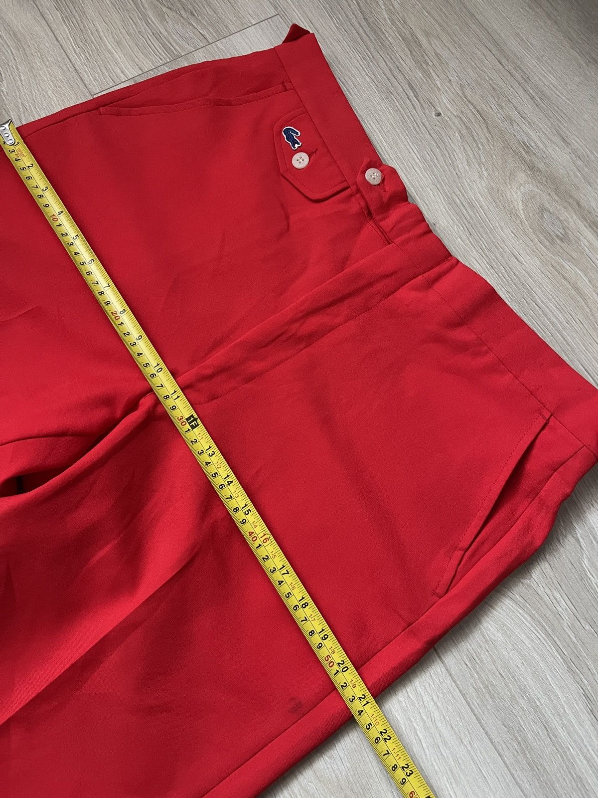 Lacoste Lacoste izod vintage classic men's red pants trousers Size 42R - 7 Thumbnail