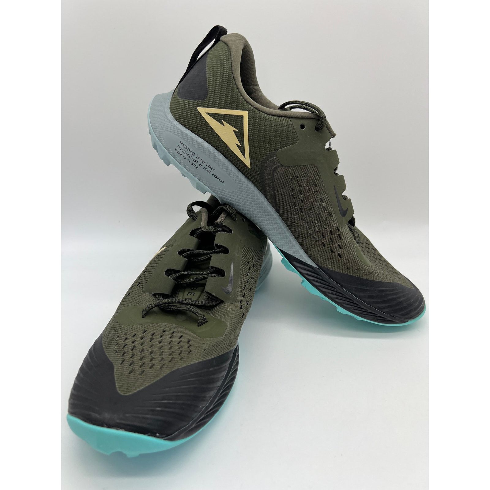 Nike Air Zoom Terra Kiger 5 Cargo Khaki Jade AQ2219-301 Men\'s Size 8 Nike Air Zoom Terra Kiger 5 Cargo Khaki Jade for Sale  main image 4