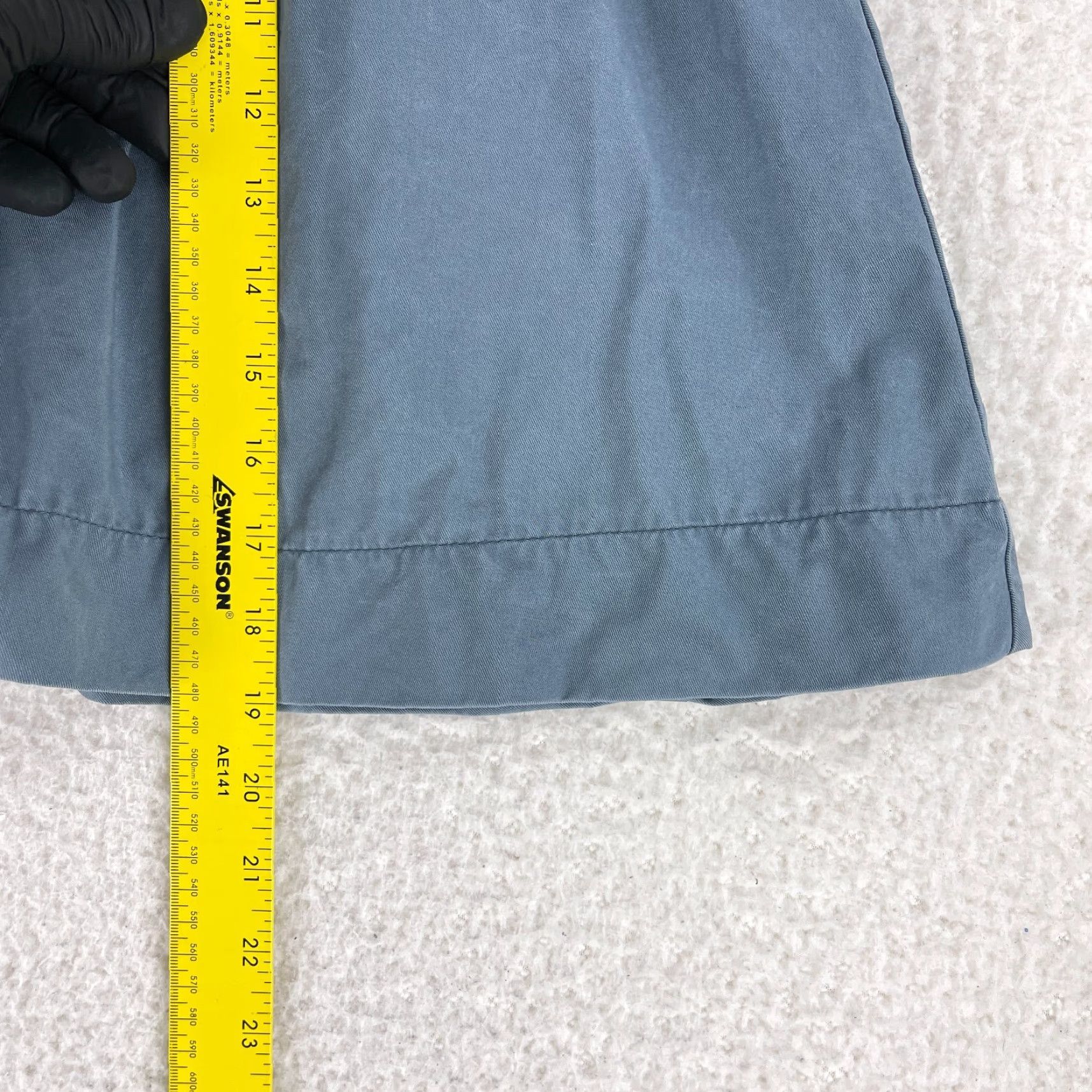 Loft LOFT Outlet Blue Lyocell A-Line Short Skirt Womens Tie Waist Pull On Size S Size 28" / US 6 / IT 42 - 5 Thumbnail