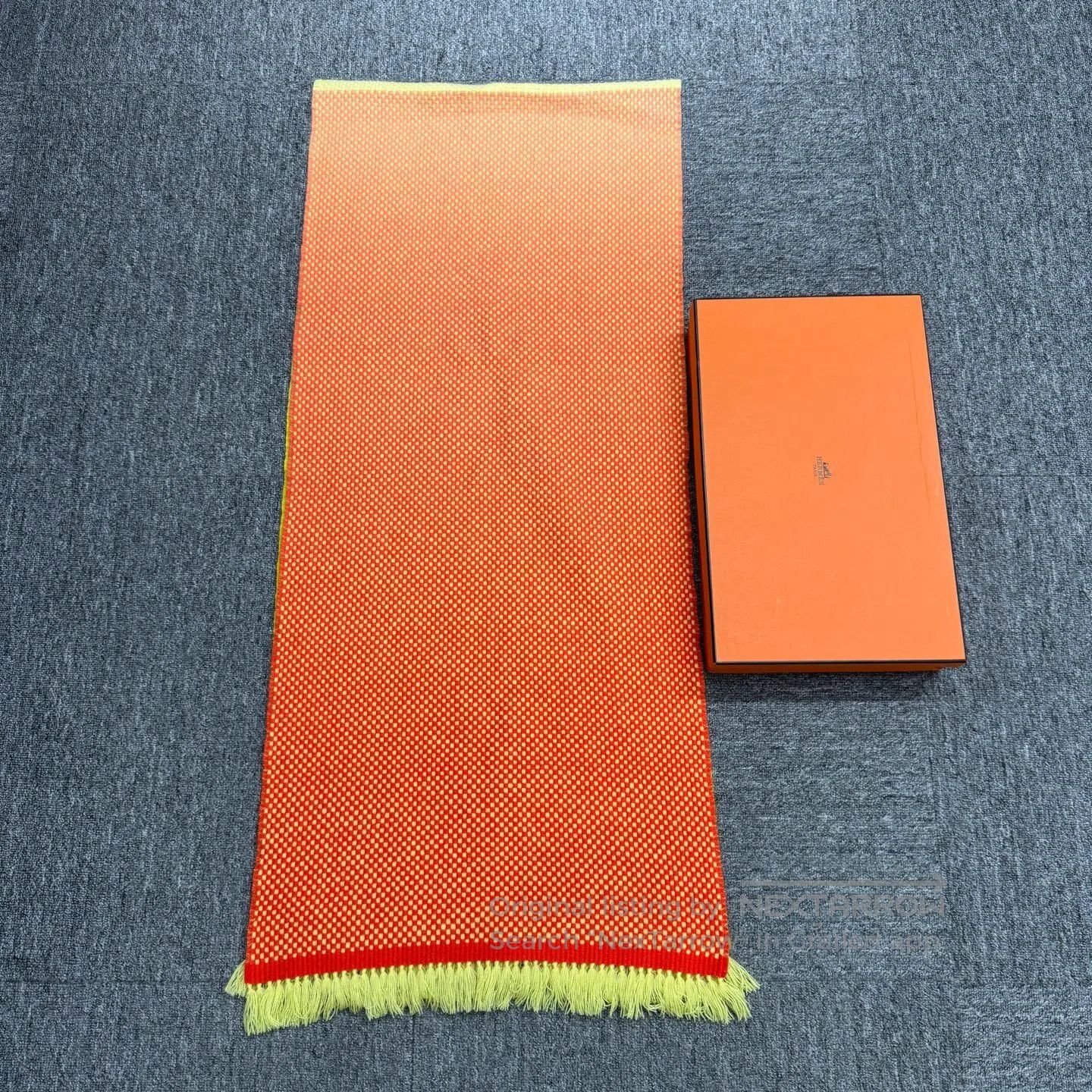 Hermes Hermes Sunrise Cashmere Knit Scarf| Size ONE SIZE - 1 Thumbnail