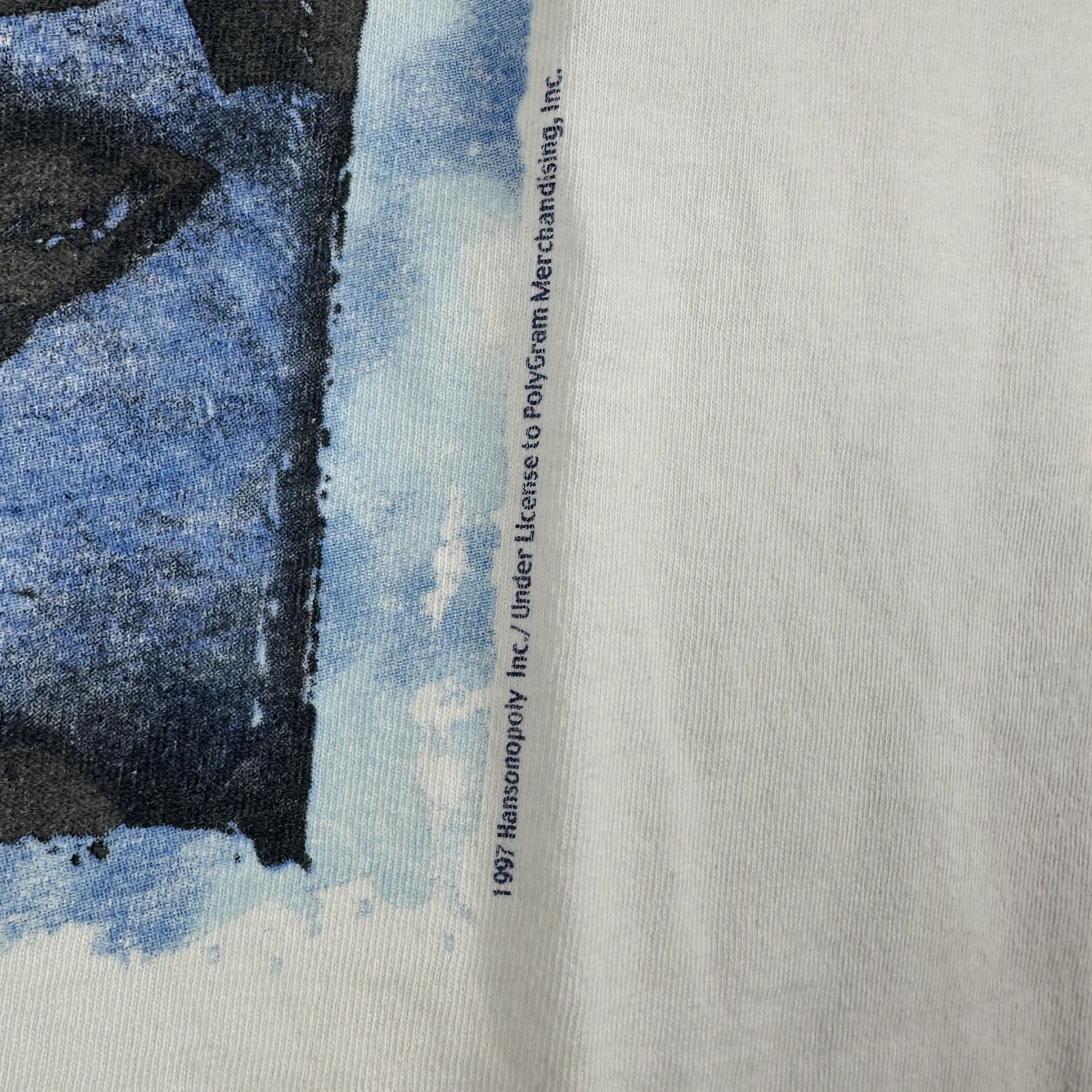 Vintage Vintage 1997 Hanson Pop Rock Band Graphic T-Shirt Size US S / EU 44-46 / 1 - 6 Thumbnail