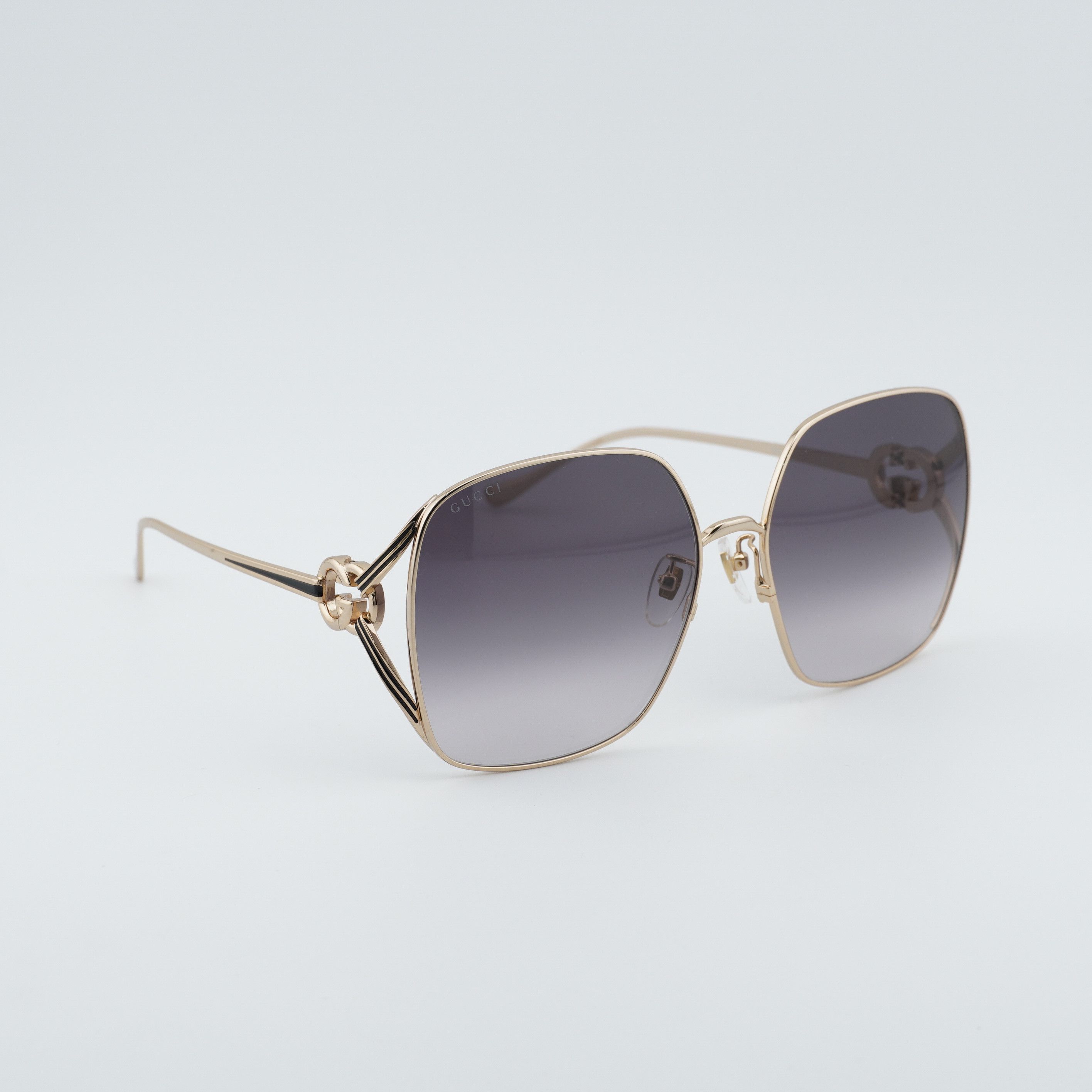 Gucci Gucci GG1323S 001 Sunglasses Gold Square Frame, Grey Lenses Size ONE SIZE - 9 Thumbnail