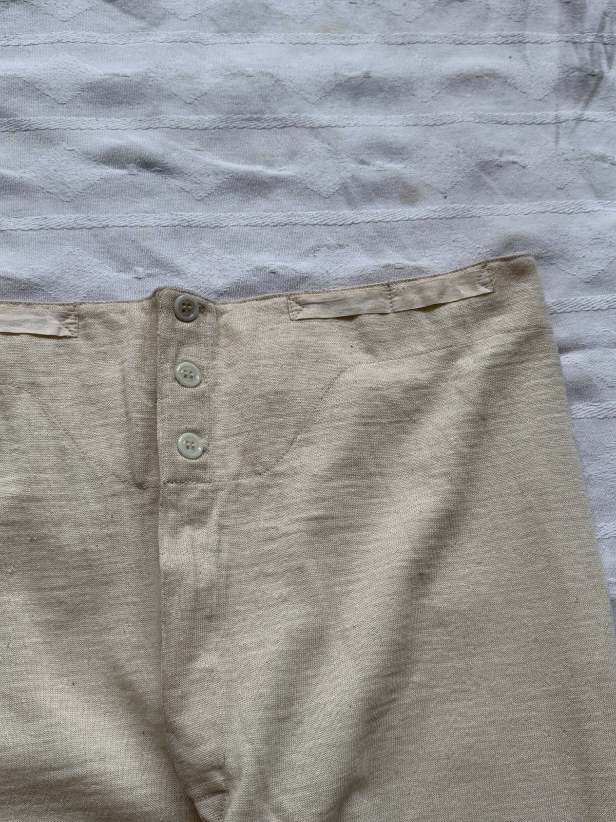 Vintage Vintage 1951 Dated French Military Underwear Thermal Pants Size US 34 / EU 50 - 4 Thumbnail