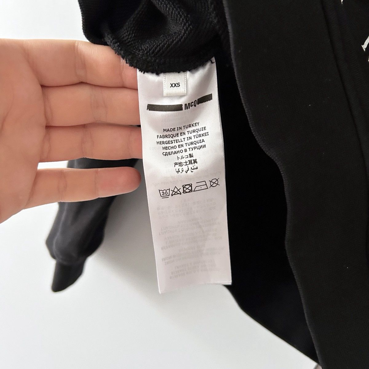 Alexander McQueen MCQ Alexander McQueen hoodie logo Size US XXS / EU 40 - 6 Thumbnail