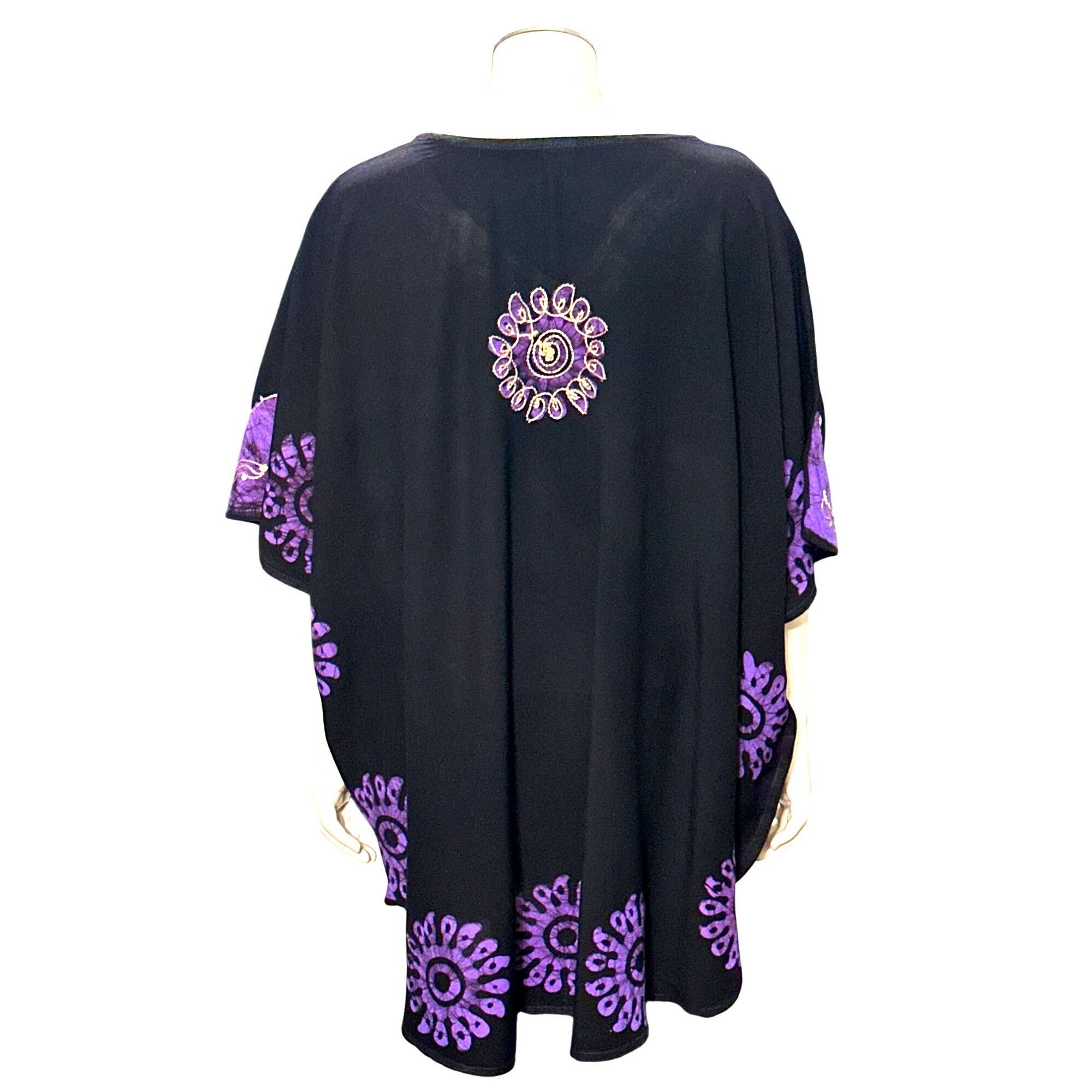 Other CCC Look Feel Like a Bohemian Goddess Black Purple Gold Embr Size ONE SIZE - 3 Thumbnail
