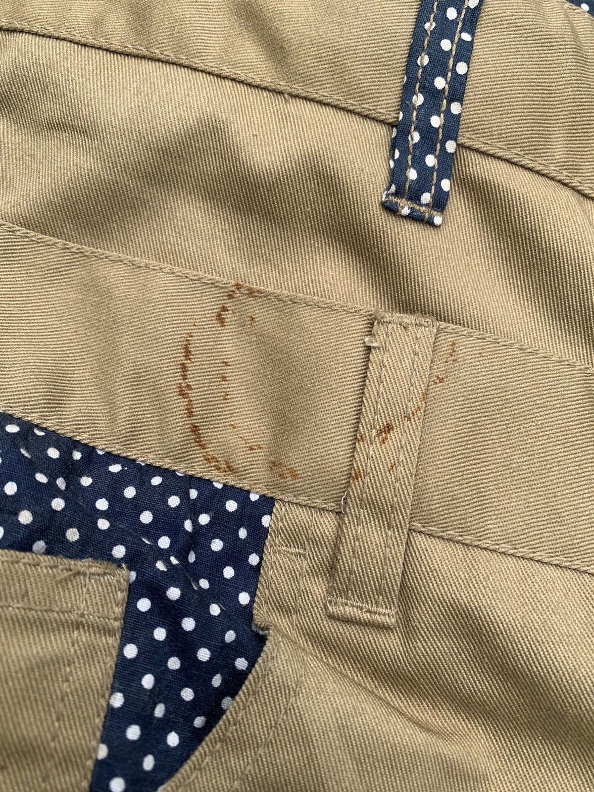 Japanese Brand Stacked pants double waist japanese brand polkadot tana Size US 32 / EU 48 - 7 Thumbnail