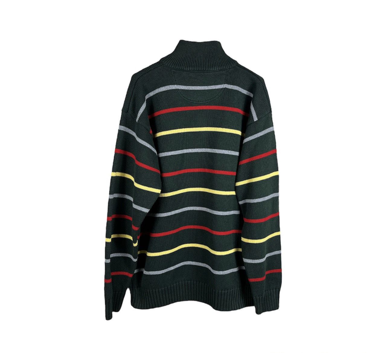Paul & Shark × Vintage Paul & Shark vintage striped knit sweater half zip logo Size US L / EU 52-54 / 3 - 2 Thumbnail