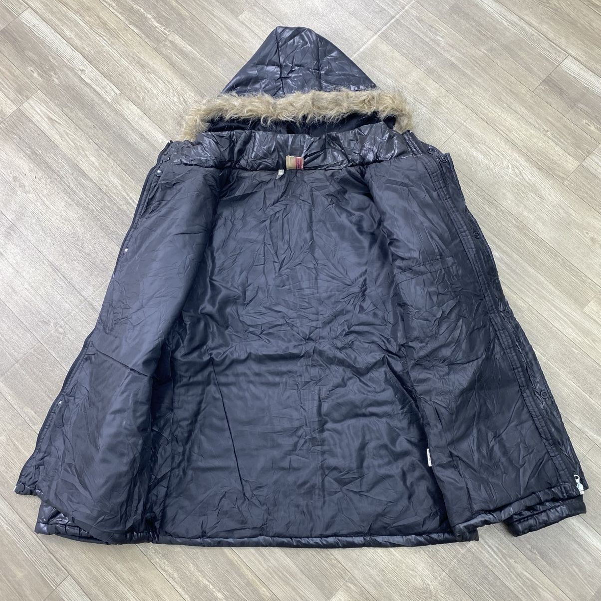 Japanese Brand 2000s B One Soul IfSixWasNine Kmrii Goa Lgb Fur Down Jacket Size US XL / EU 56 / 4 - 13 Thumbnail