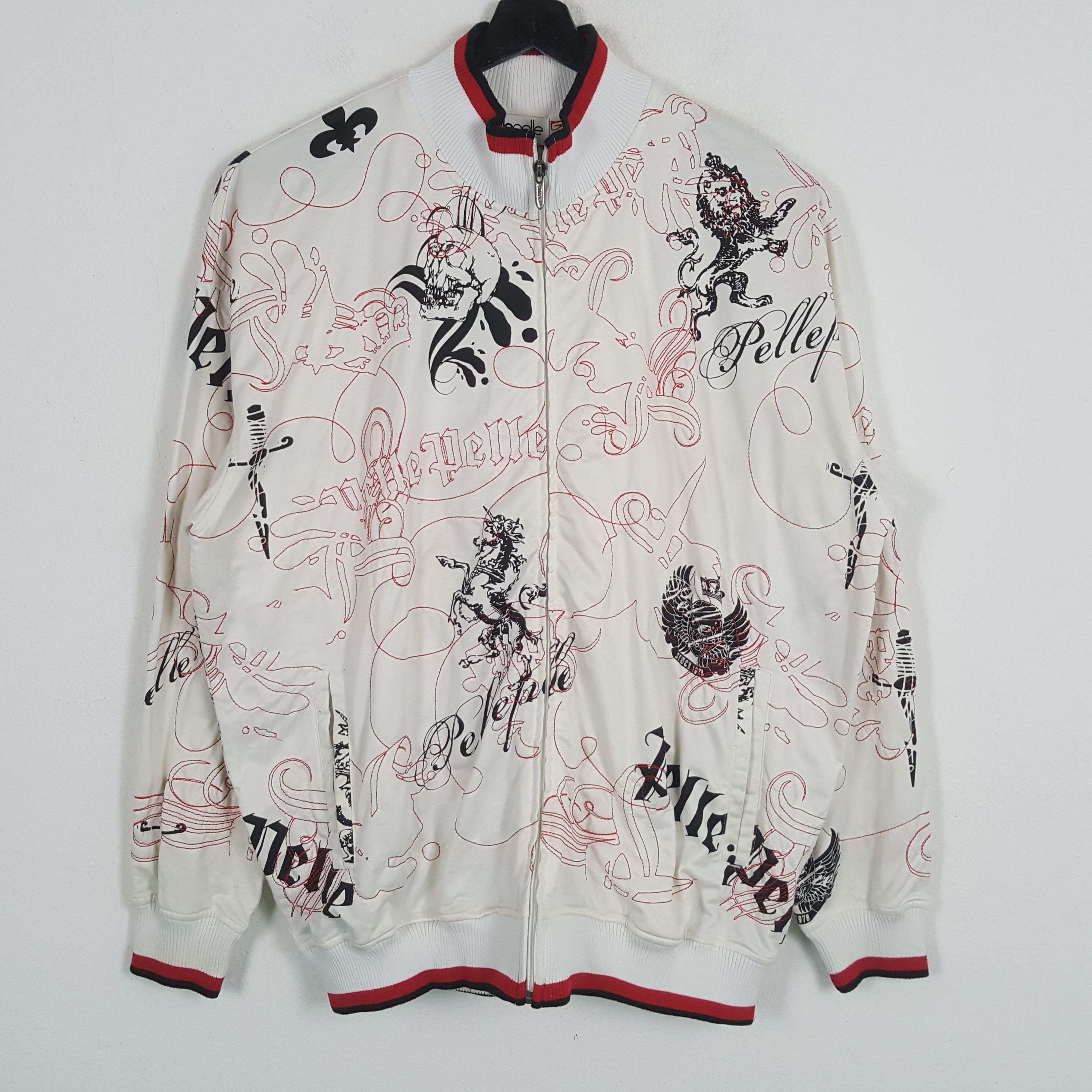 Pelle Pelle Pelle Pelle Fashion Design Rock Punk Style Jacket Size US XXL / EU 58 / 5 - 1 Thumbnail