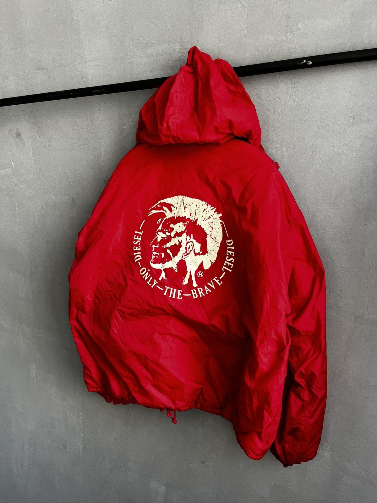 Diesel × Vintage Diesel big logo jacket vintage Size US L / EU 52-54 / 3 - 4 Thumbnail
