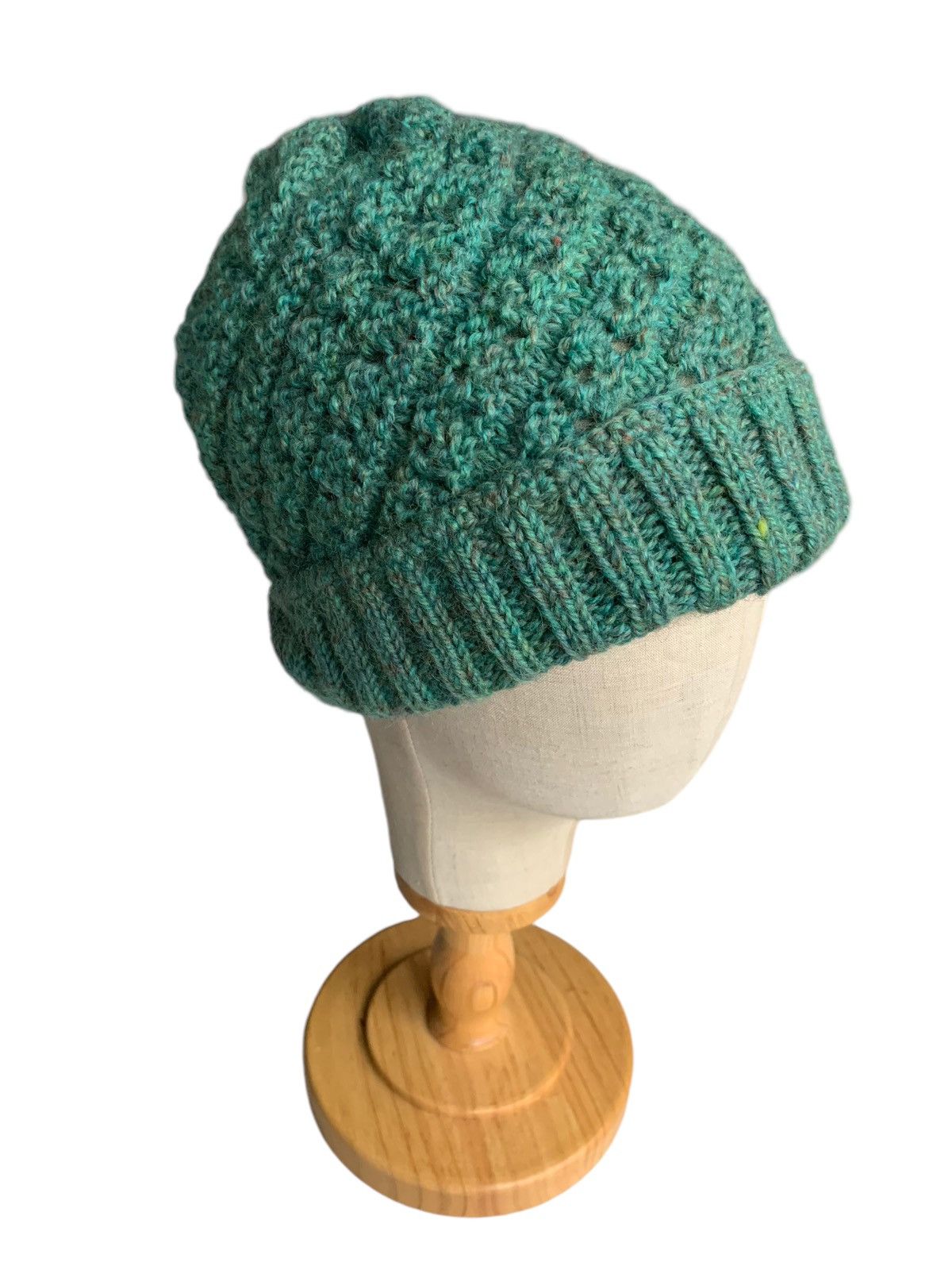 Japanese Brand × Kapital × Vintage Knitted Crochet Rare Design Beanie Hats🌈 Size ONE SIZE - 2 Thumbnail