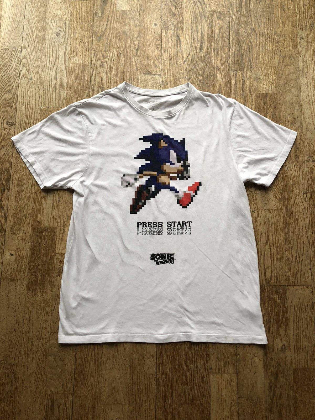 Vintage RARE SONIC THE HEDGEHOG GAME VINTAGE TEE SHIRT Size US L / EU 52-54 / 3 - 1 Thumbnail