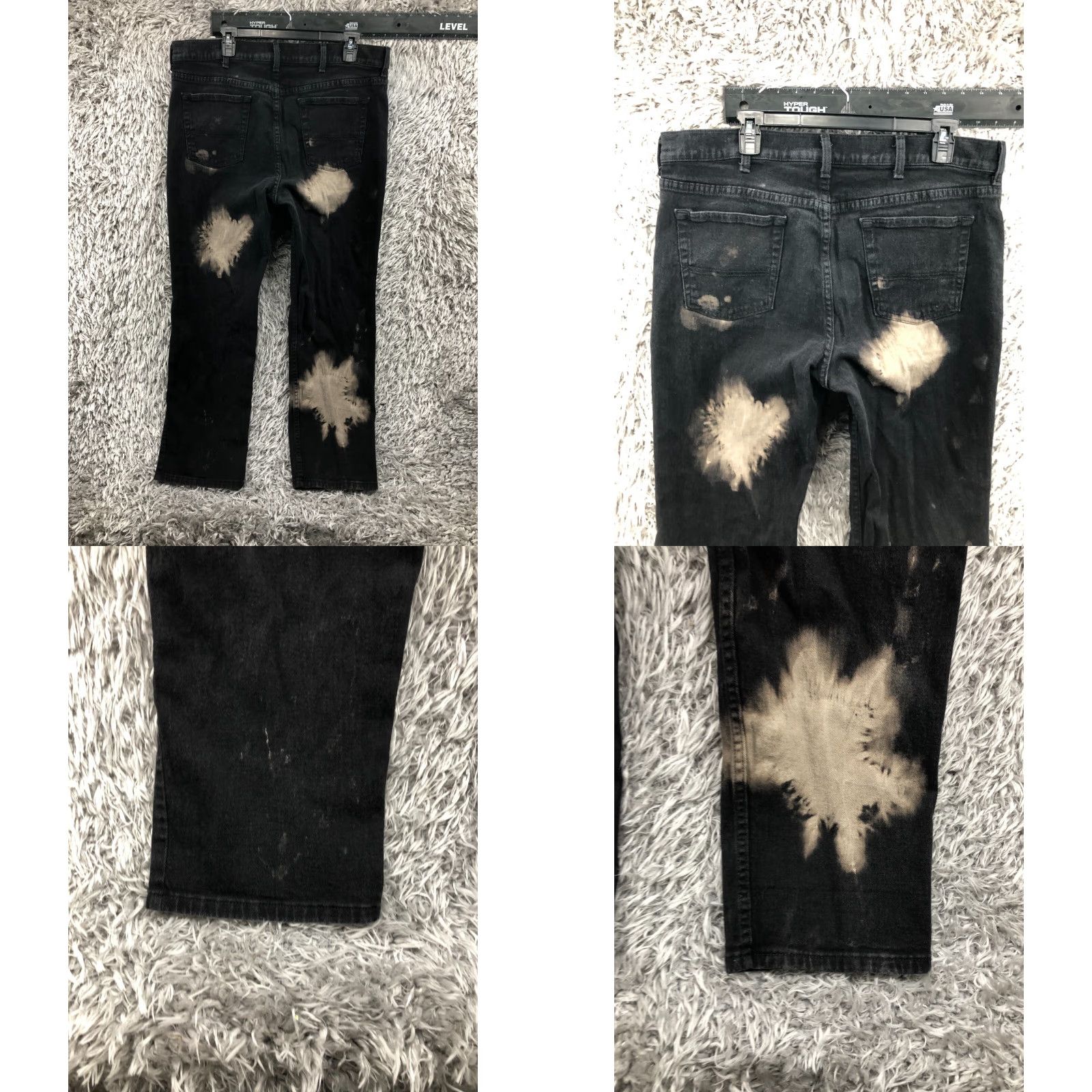 Vintage Urban Pipeline Jeans Main Point Brand Mens Straight 5-Pocket Style Dark Wash Black 38x30 Modern Vintage No N/A Size US 38 / EU 54 - 8 Thumbnail