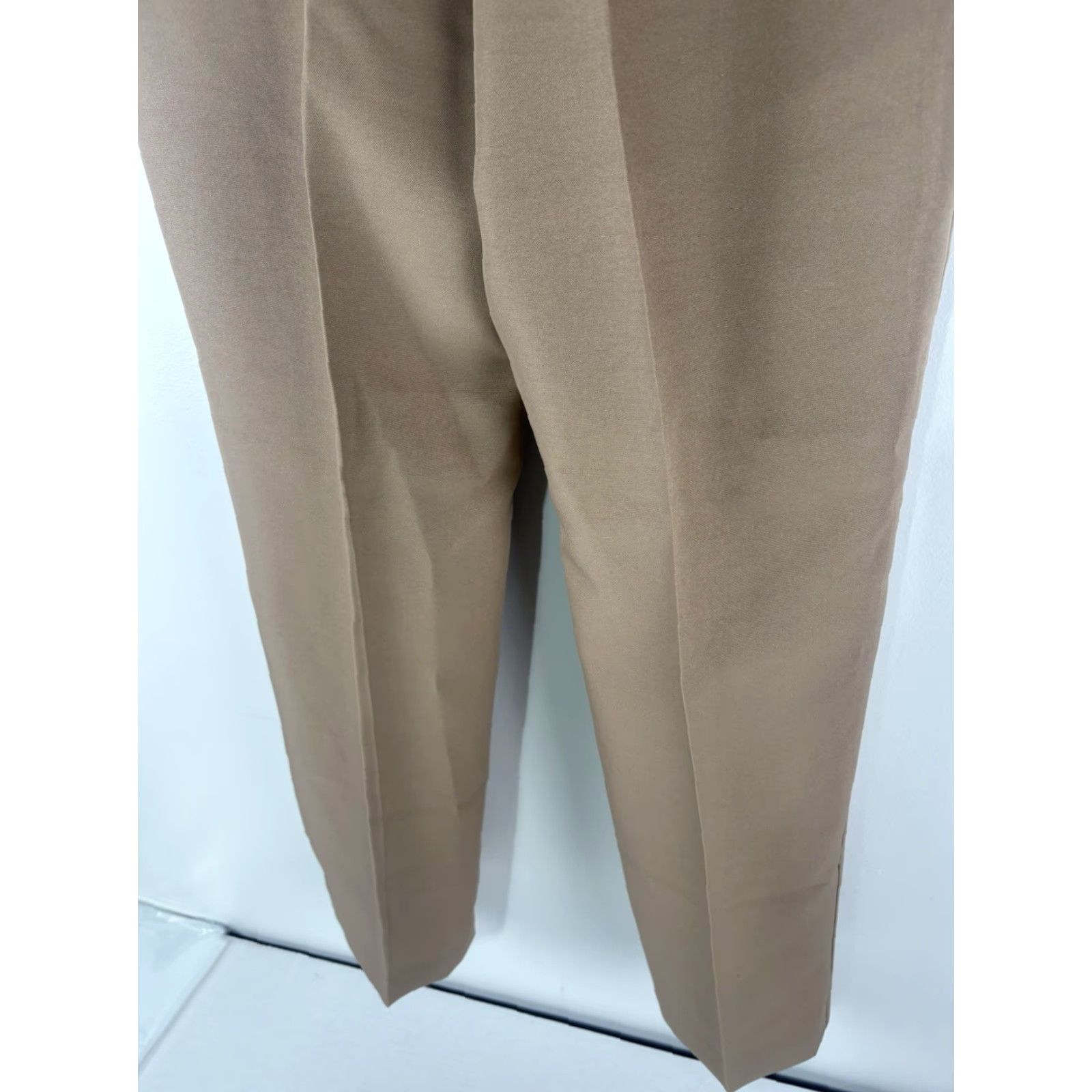 Vintage Vintage Nikki Beige Hi-Rise Pleated Dress Pants Womens Size 13/14 New USA Size 34" / US 12 / IT 48 - 6 Thumbnail