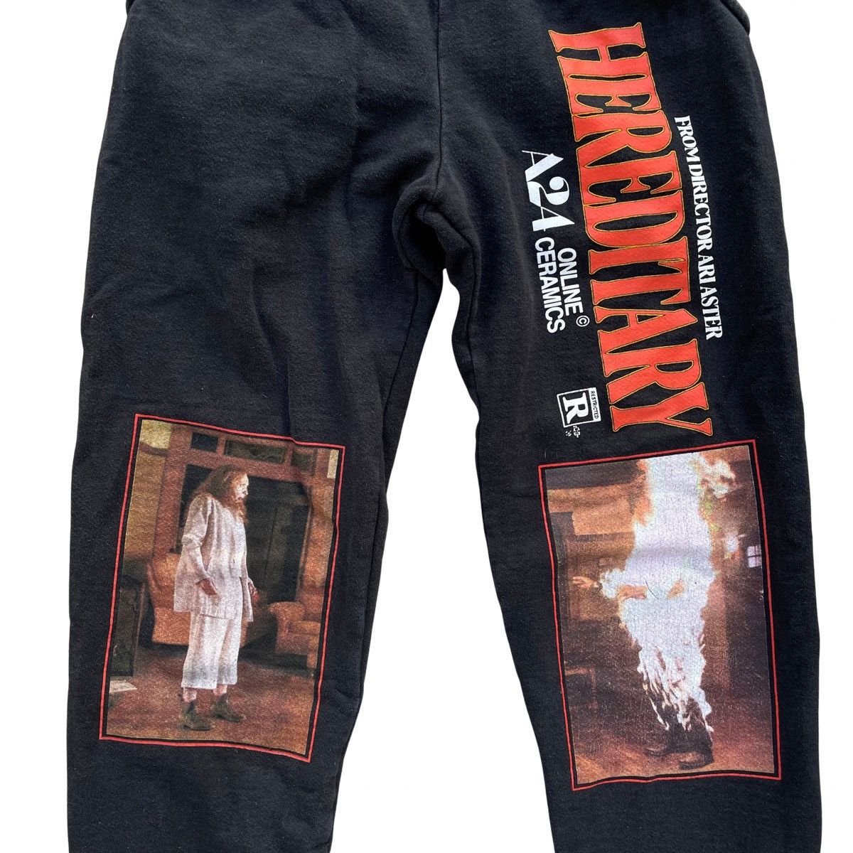 A24 × Online Ceramics Online Ceramics A24 Hereditary Movie Sweat Pants Size XS Size US 26 / EU 42 - 2 Thumbnail