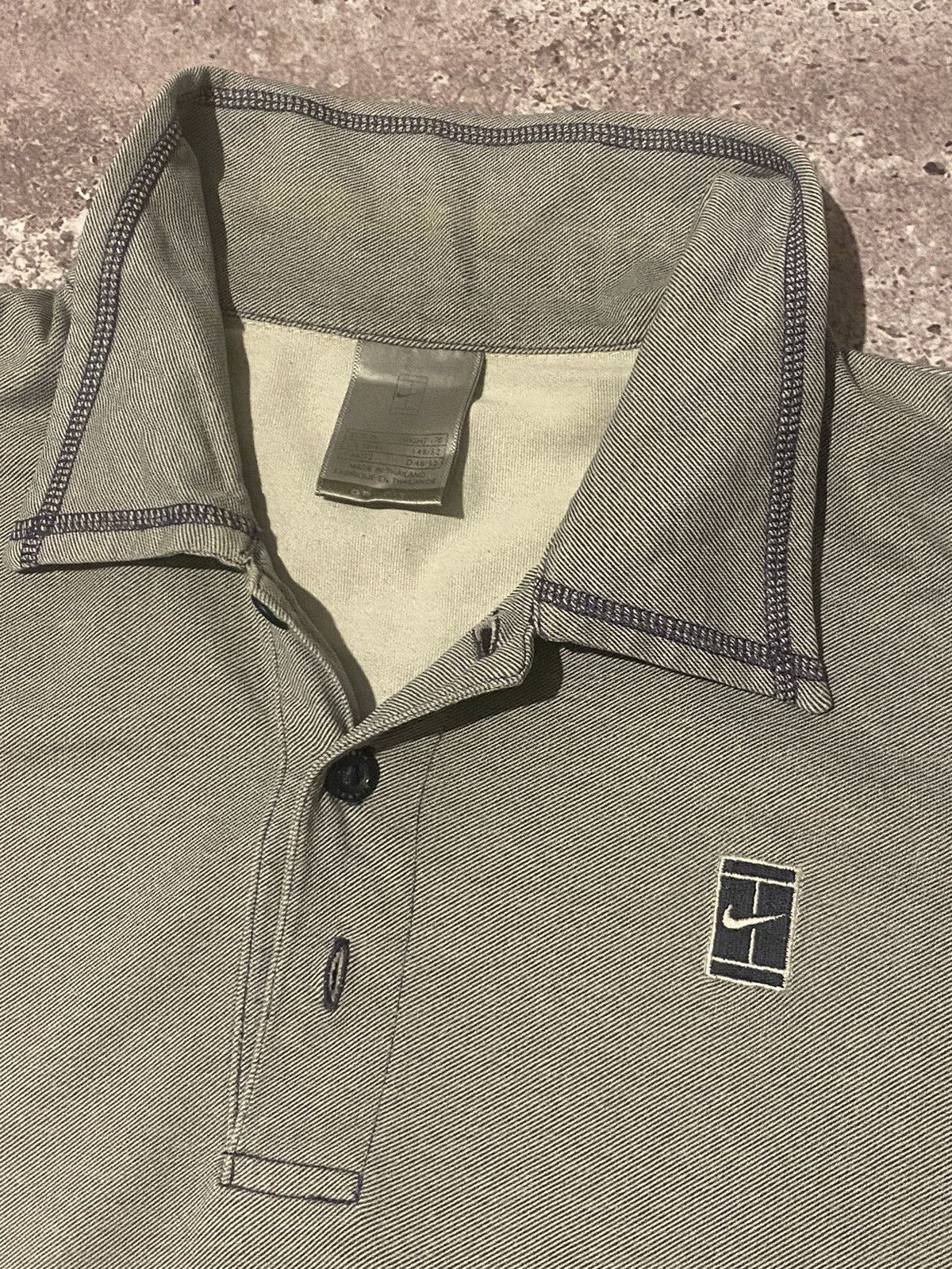 Nike × Vintage Nike vintage tennis swoosh dri-fit polo shirt Size US M / EU 48-50 / 2 - 2 Thumbnail