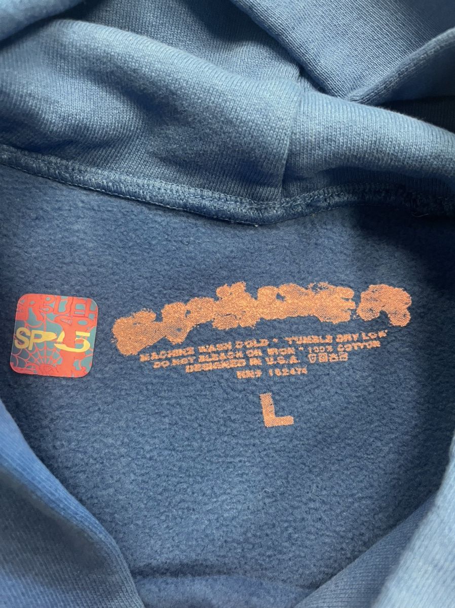 Sp5der Sp5der Blue Beluga Hoodie Size US L / EU 52-54 / 3 - 4 Thumbnail