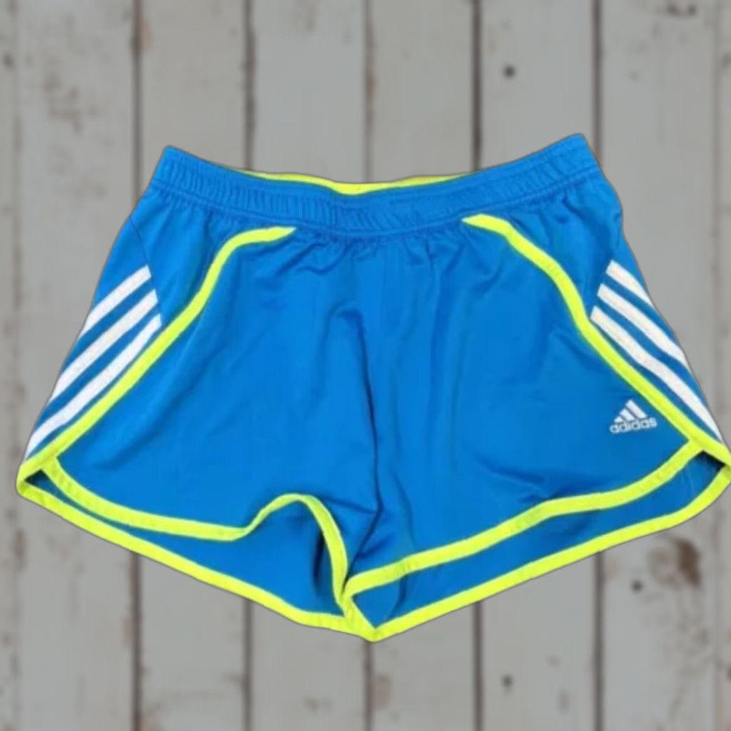 Adidas adidas Womens Running Shorts Medium Blue Drawstring Polyester 30x4 Size 30" / US 8 / IT 44 - 1 Thumbnail