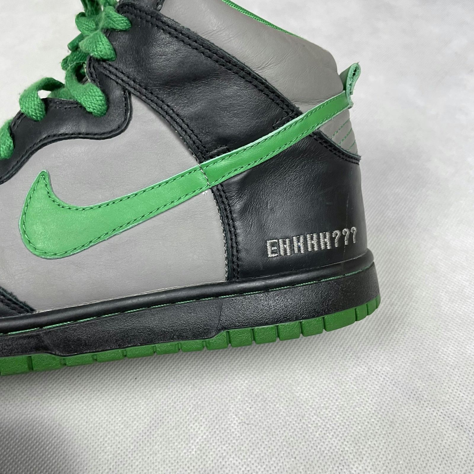 Nike × Vintage Nike ID Dunk High 432973-991 Men's Green Leather Shoes 7.5 Size US 7.5 / EU 40-41 - 6 Thumbnail