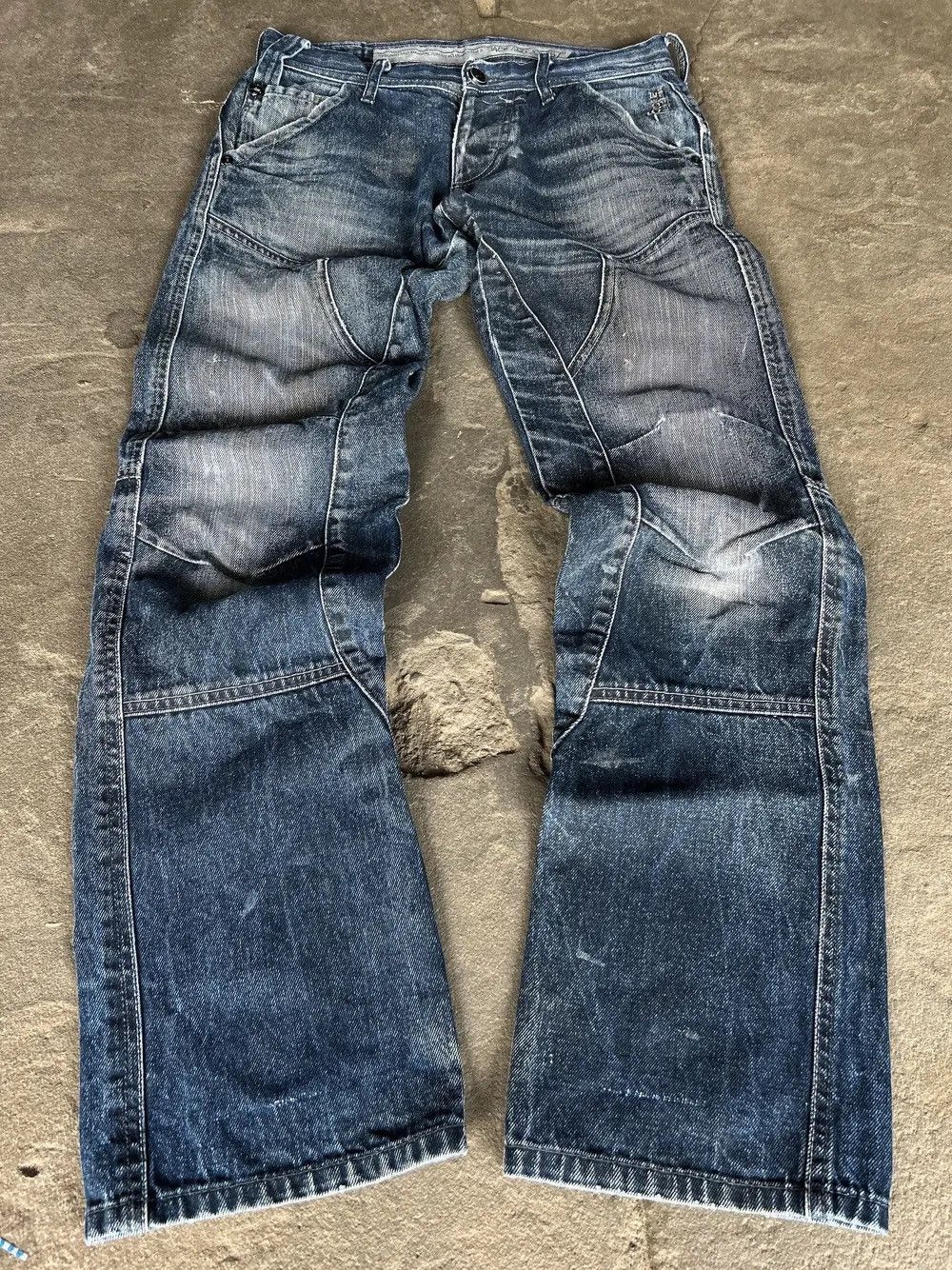 Hysteric Glamour × Japanese Brand 💥WASHED HYSTERIC GLAMOUR BALENCIAGA STYLE JAPANESE JEANS Size US 30 / EU 46 - 1 Thumbnail