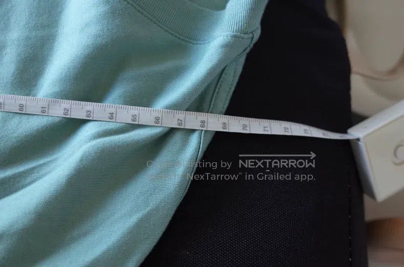 Other Hermes Blue-green short-sleeve T-shirt, made in Italy, 100 Size US XL / EU 56 / 4 - 6 Thumbnail