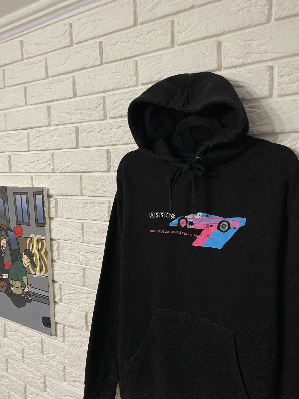 Anti Social Social Club Anti Social Social Club ASSC Pinto Black Hoodie Pullover Size US M / EU 48-50 / 2 - 3 Thumbnail