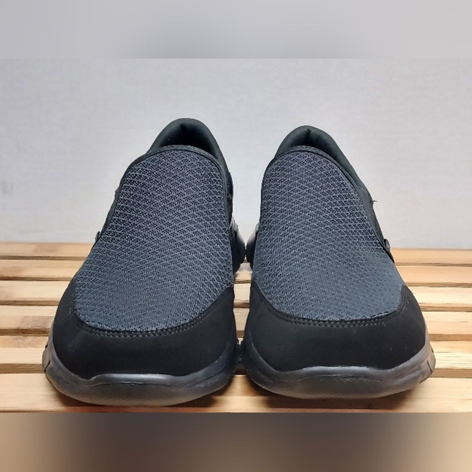 SKECHERS Skechers Mens Black Equalizer RelaxedFit SlipOn Shoes Size 7 Size US 7 / EU 40 - 5 Thumbnail