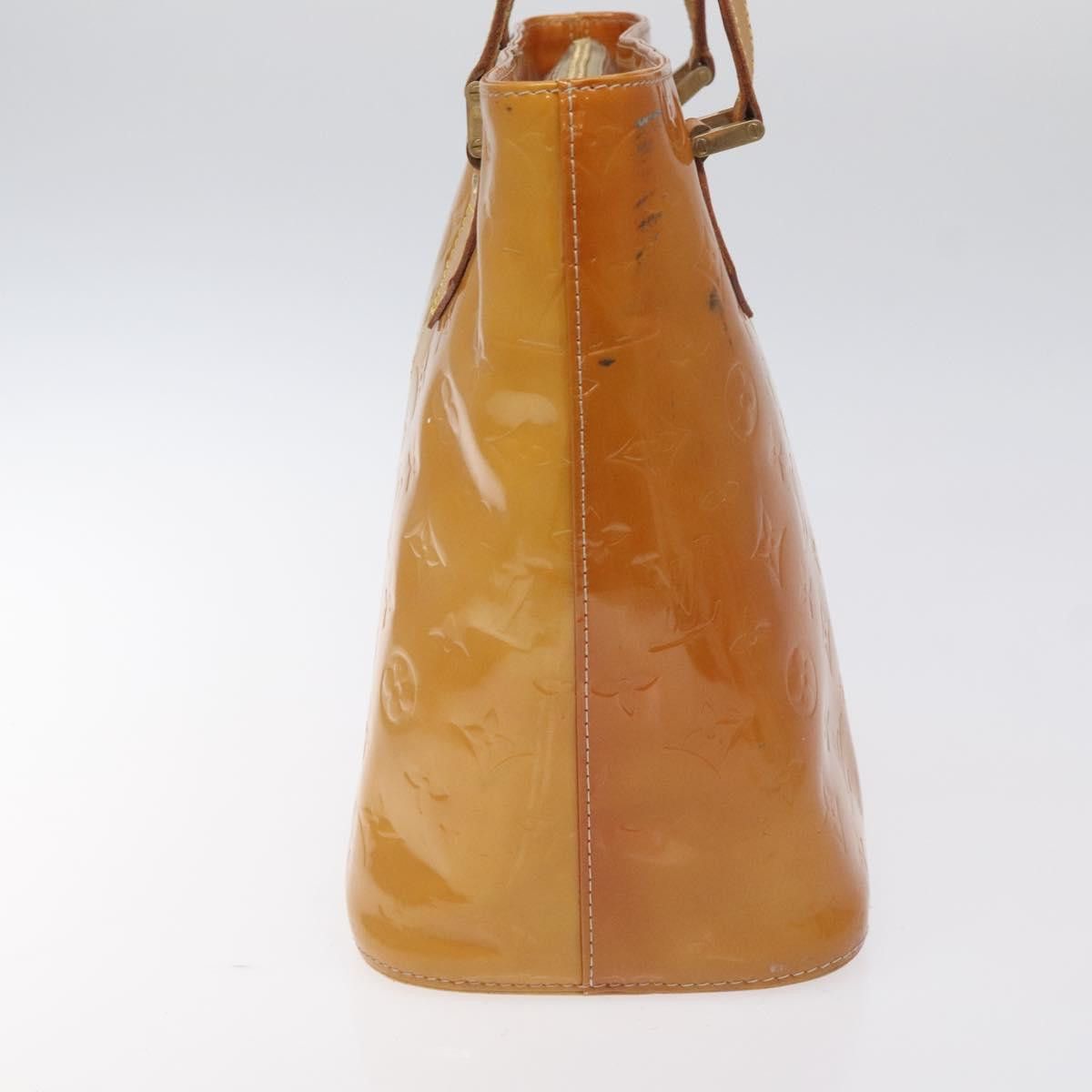 Louis Vuitton LOUIS VUITTON Monogram Vernis Houston Hand Bag Beige M91004 Size ONE SIZE - 4 Thumbnail