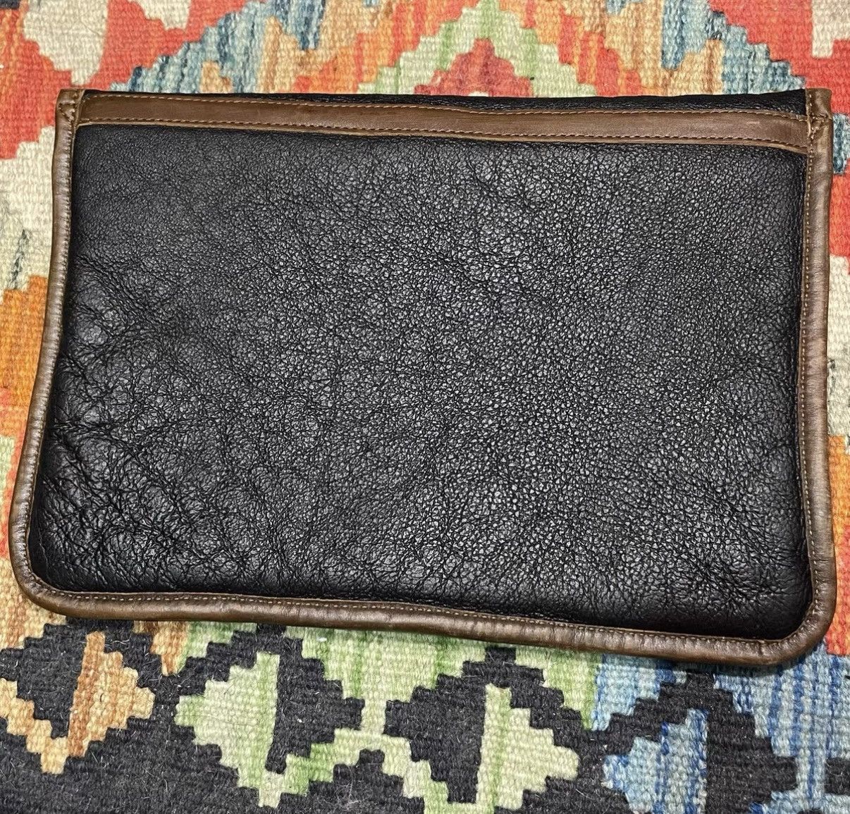 RRL Ralph Lauren RRL Ralph Lauren Double RL Shearling B3 Clutch Bag K22 Size ONE SIZE - 8 Thumbnail