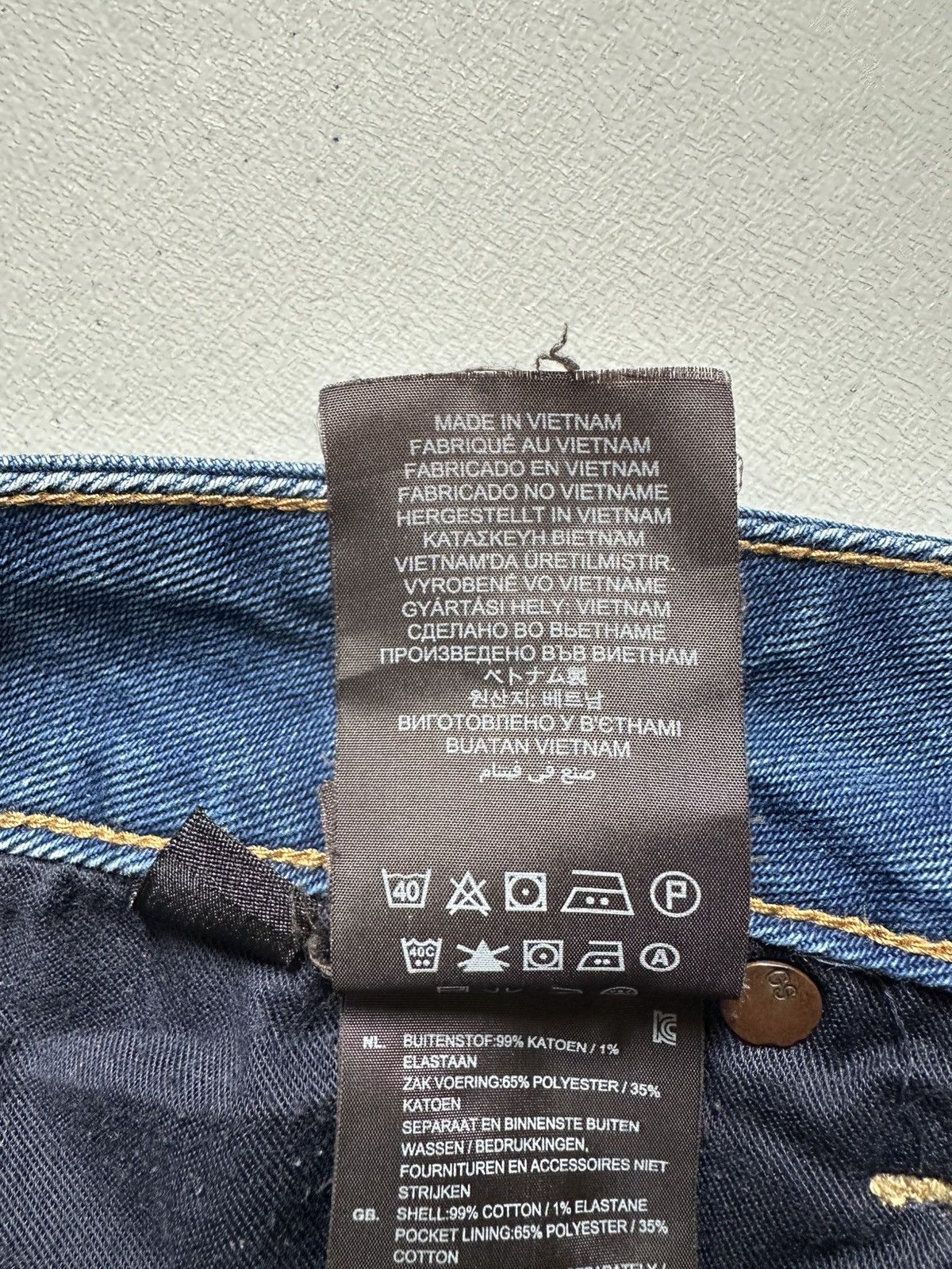 G-Star G-star Raw Arc 3D Slim Baggy Jeans Size US 32 / EU 48 - 12 Thumbnail