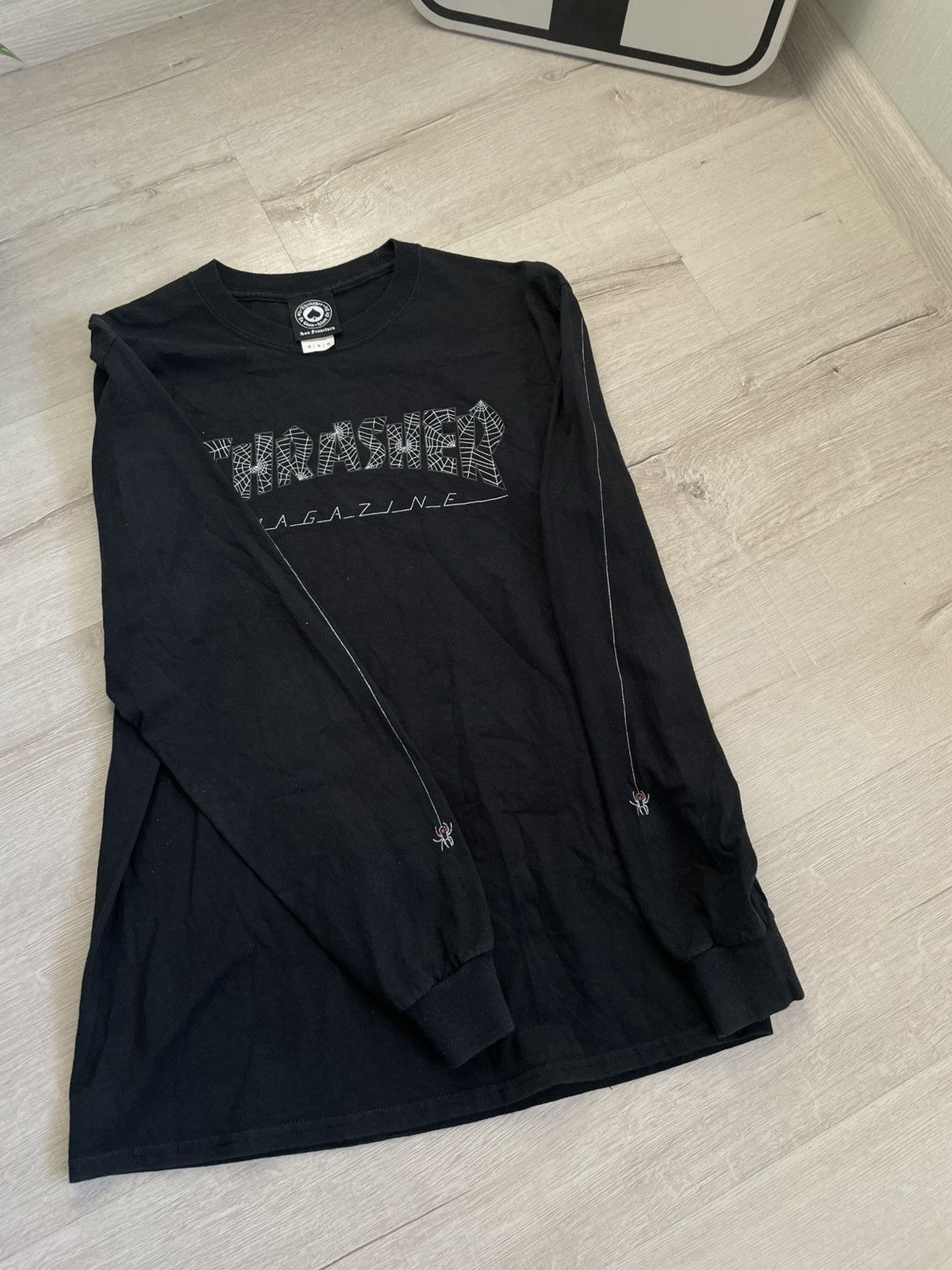 Thrasher Rare Thrasher Longsleeve With Spider Web Sk8 Size US M / EU 48-50 / 2 - 4 Thumbnail