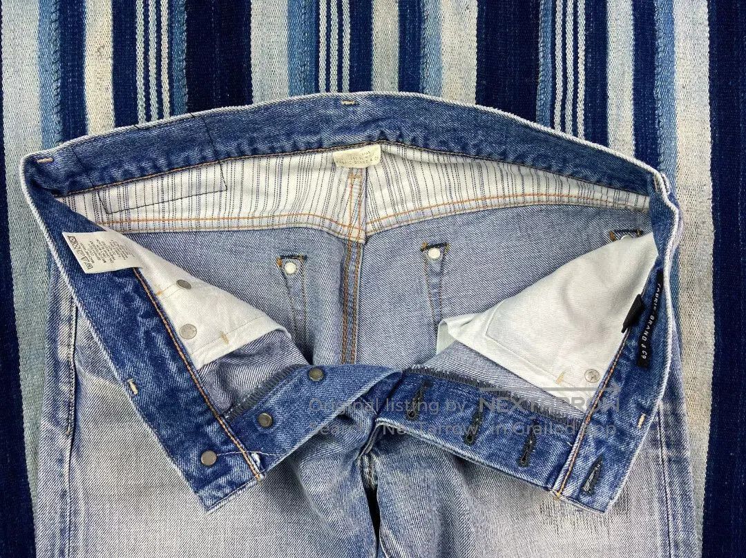 Fabric Brand & Co. distressed raw wash denim jeans by fabric-brand&co. Size US 29 - 7 Thumbnail