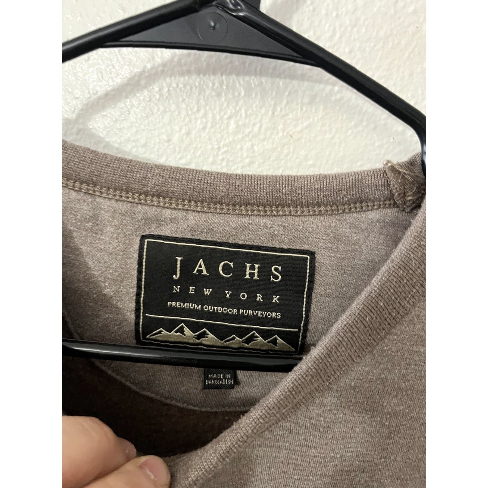 Vintage JACHS New York Fleece Sweatshirt Mens Crew Neck Pullover Small Light Brown Size US S / EU 44-46 / 1 - 3 Thumbnail