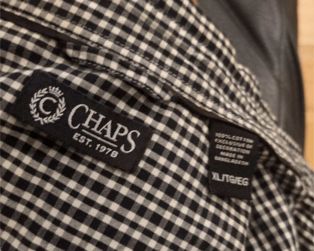 Chaps Ralph Lauren Excellent Condition CHAPS Gingham Check Long Sleeve Shirt Size US XL / EU 56 / 4 - 7 Thumbnail
