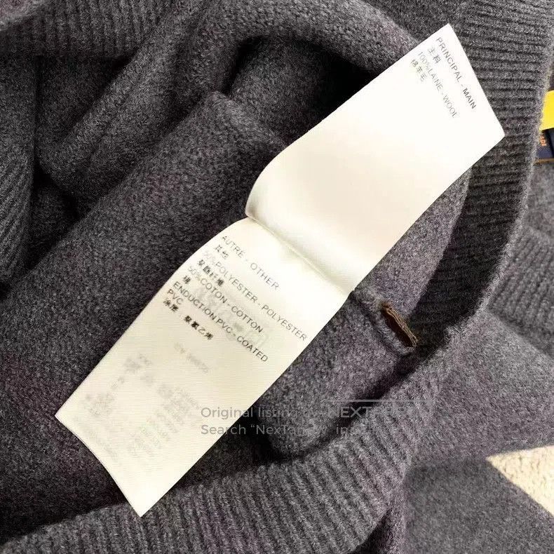 Louis Vuitton Louis Vuitton Gray Gold Button Cardigan XS. Size US XS / EU 42 / 0 - 5 Thumbnail