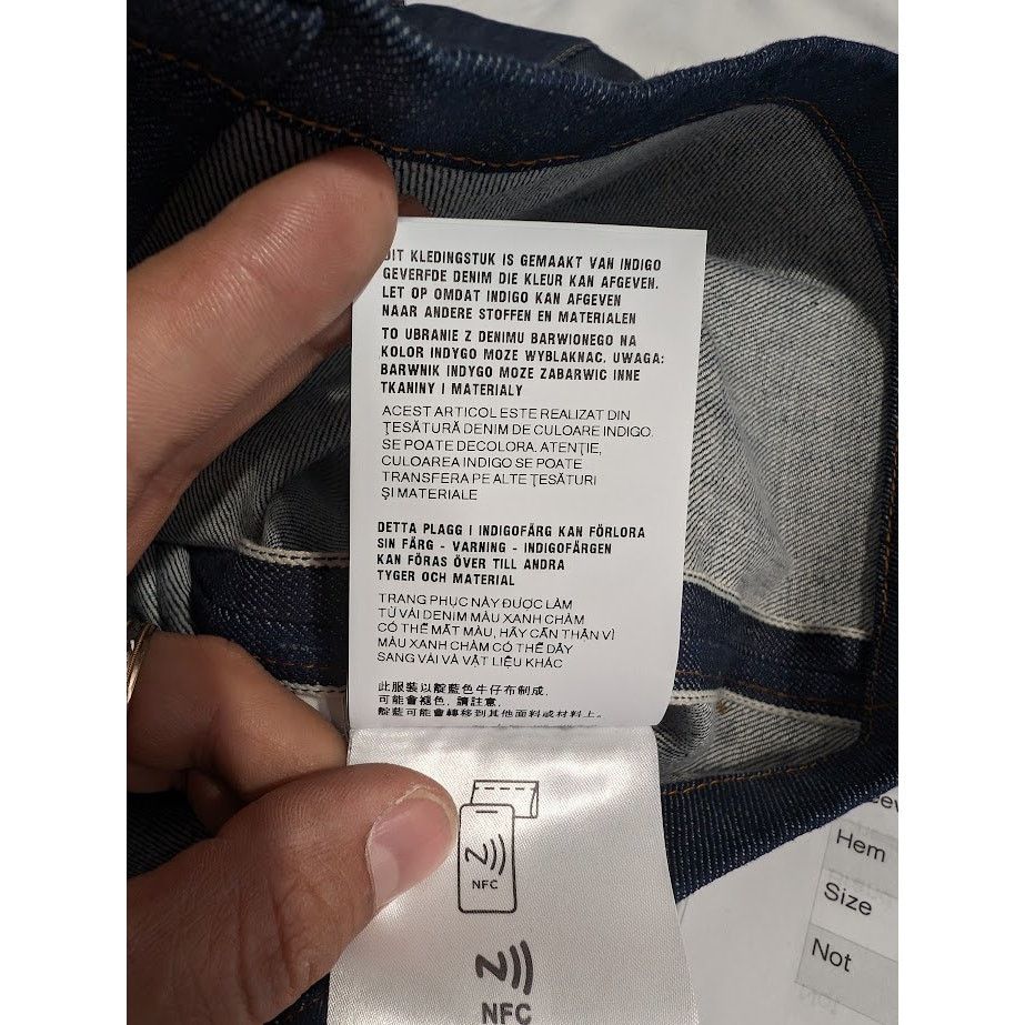 Prada o1rshd1 Selvage Denim in Blue Size US XXL / EU 58 / 5 - 19 Thumbnail