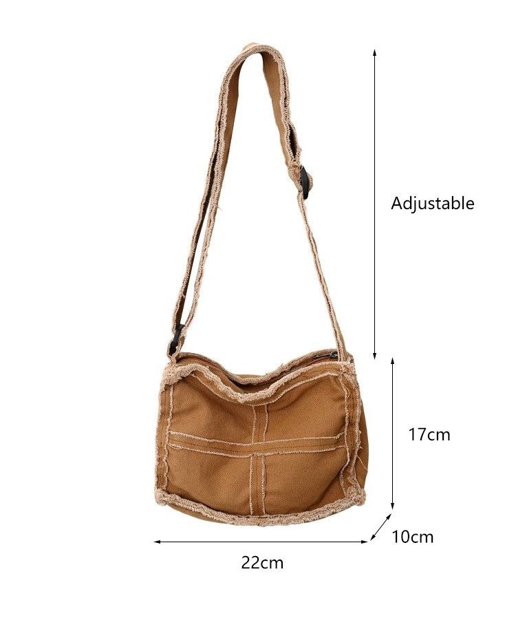 Vintage Canvas Shoulder Bag Size ONE SIZE - 3 Thumbnail