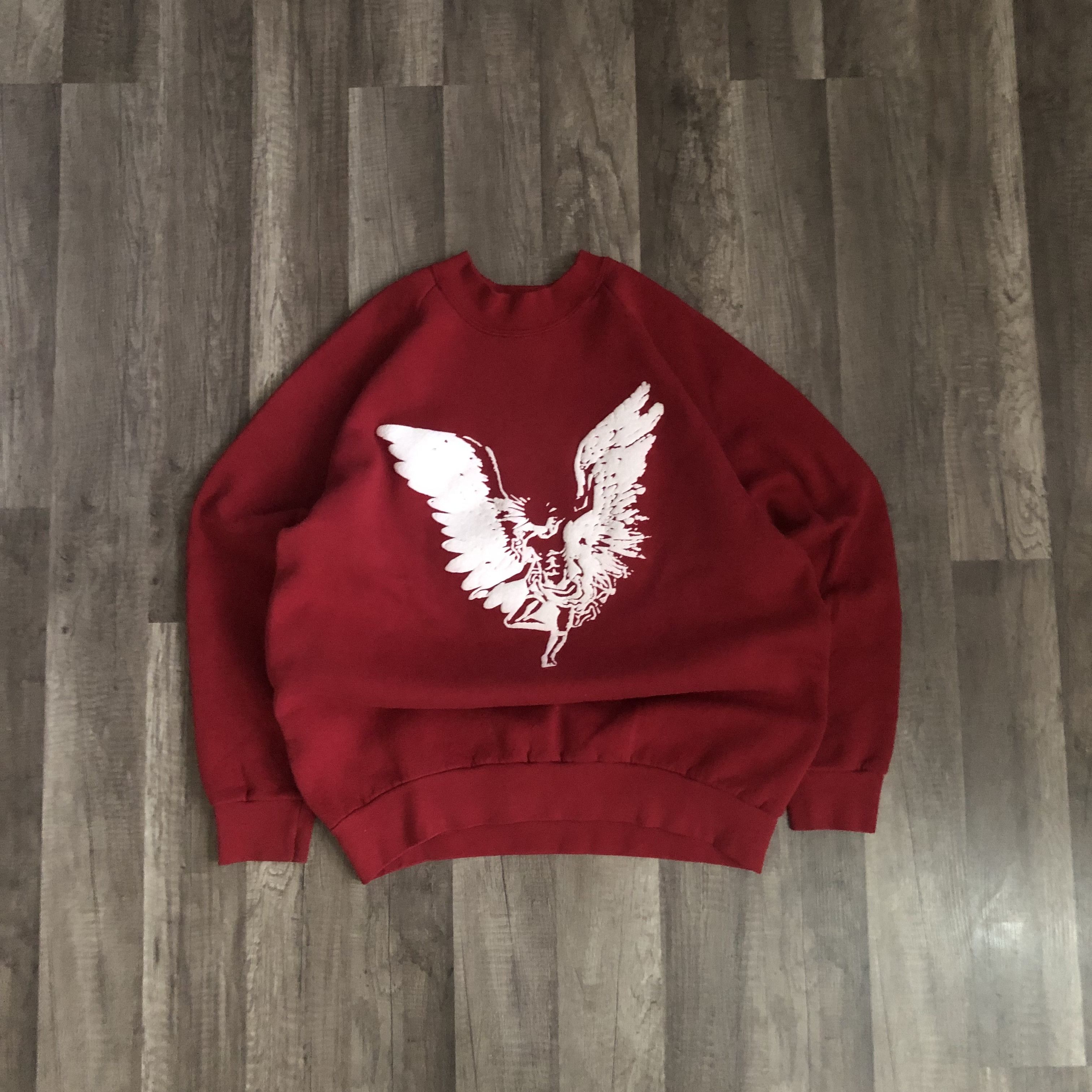 Vintage Red "When I get Rich" Sweatshirt, n/a (fits like M) Size US M / EU 48-50 / 2 - 4 Thumbnail